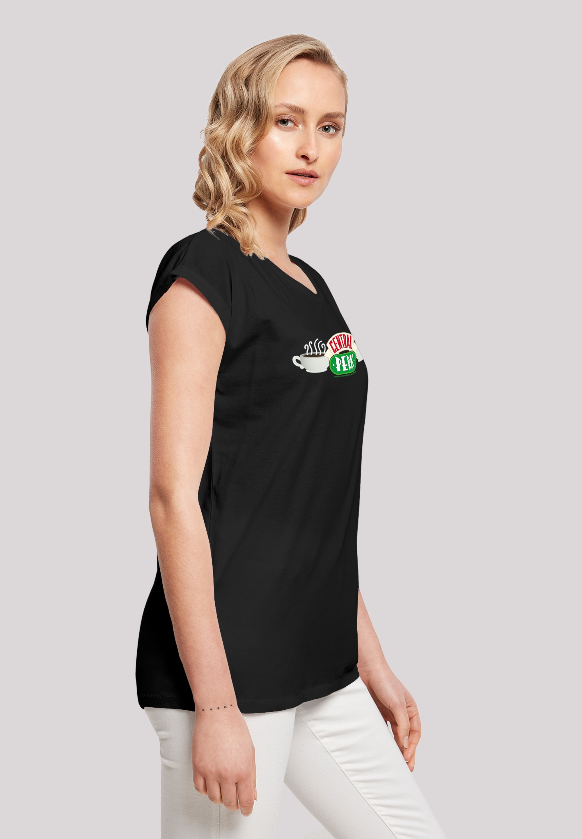 F4NT4STIC T-Shirt »'FRIENDS TV Serie Central Perk BLK'«, Print