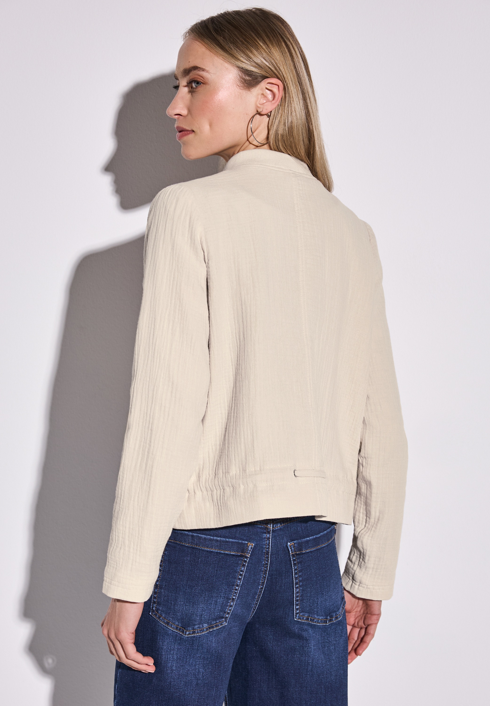 STREET ONE Kurzjacke aus reiner Baumwolle günstig online kaufen