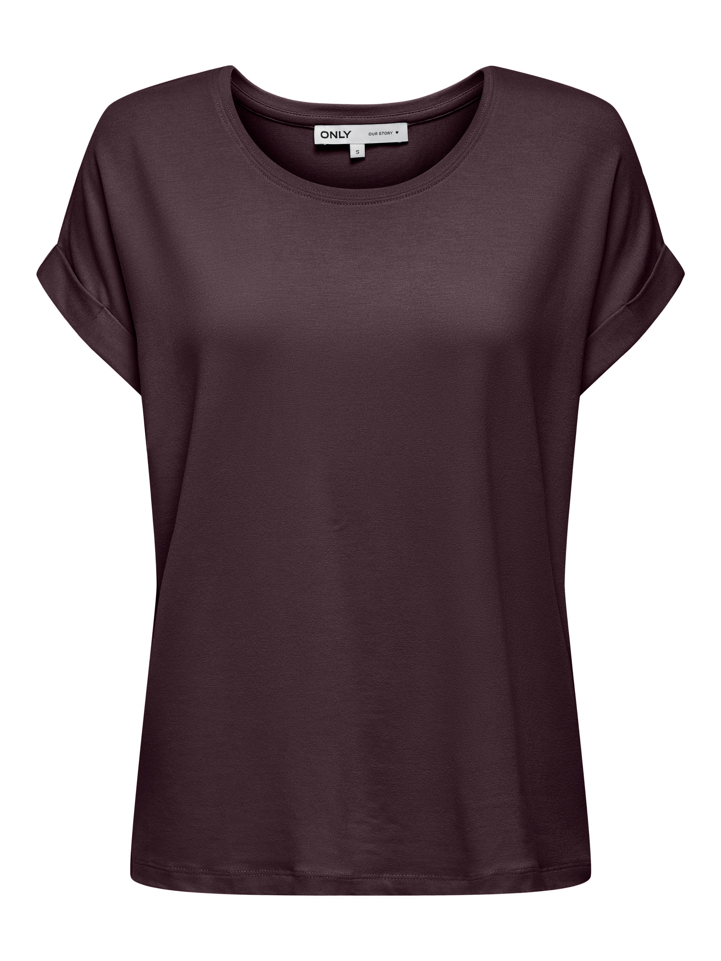 ONLY T-Shirt "ONLMOSTER S/S O-NECK TOP NOOS JRS", mit Aufschlag am Arm günstig online kaufen