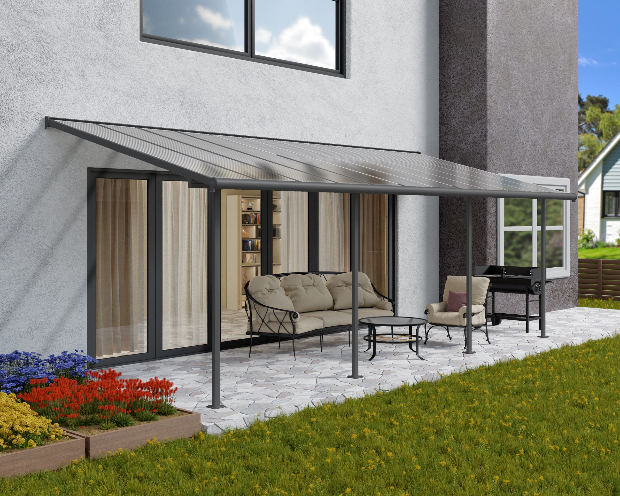 Palram - Canopia Terrassendach "Sierra Alu Terrassenüberdachung", einfache günstig online kaufen