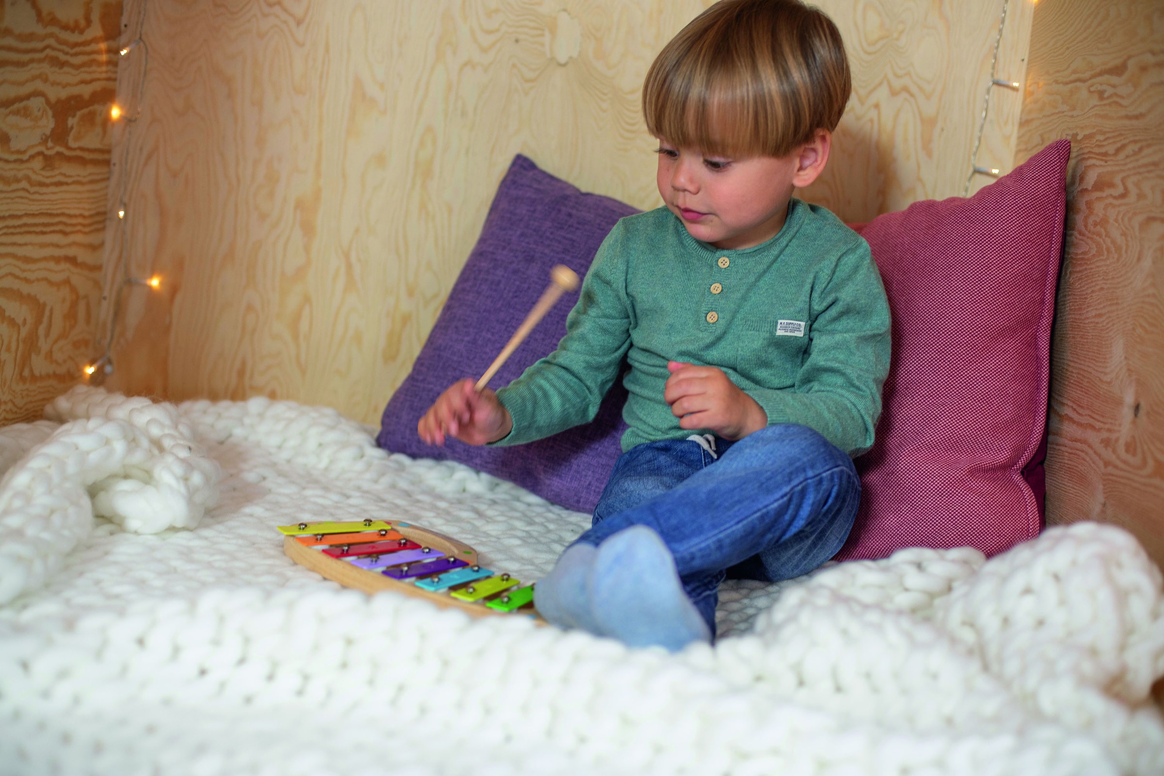 Eichhorn Spielzeug-Musikinstrument »Xylophon« inkl. Liederbuch