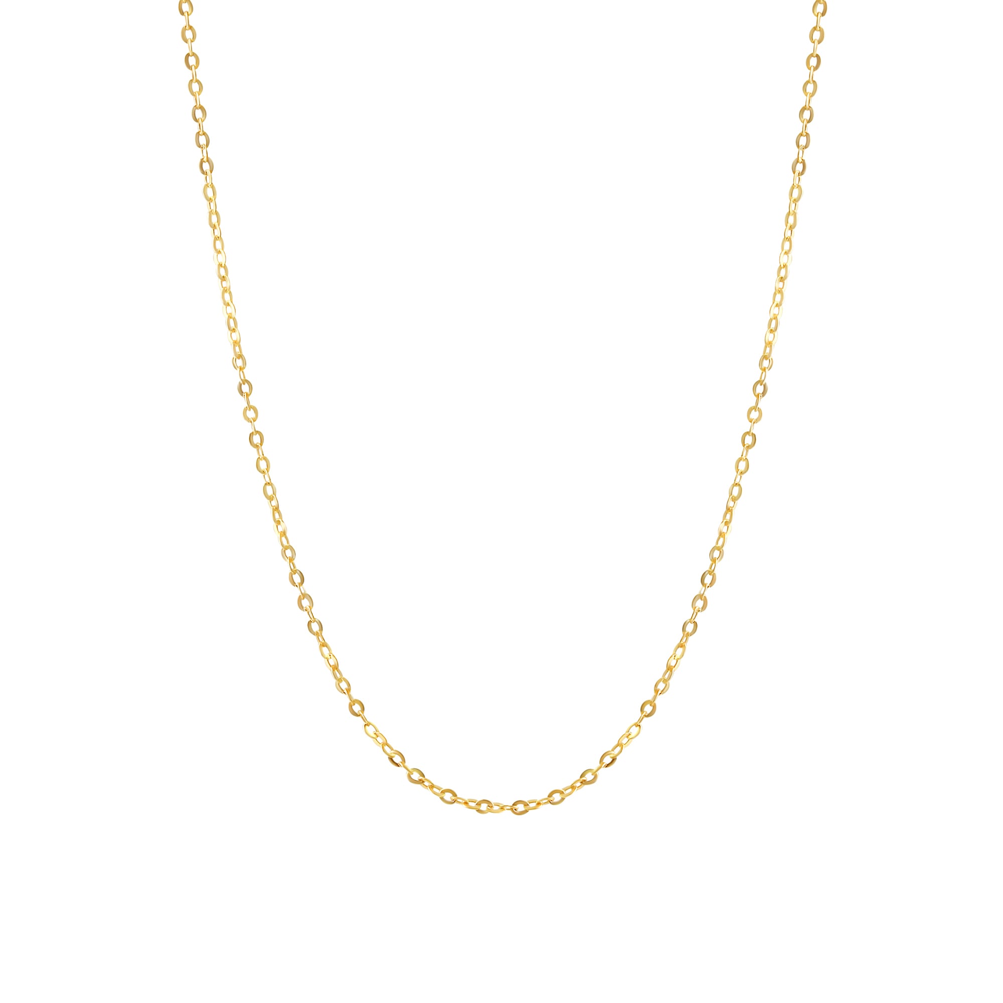 Damen Collierkettchen "Gold 333 Ankerkette mit einer Länge von 42cm", 42cm, Gold, L: 42 B: 1mm, gelb, FASCINATION BY ELLEN K., Gold, B:1mm, Halsketten