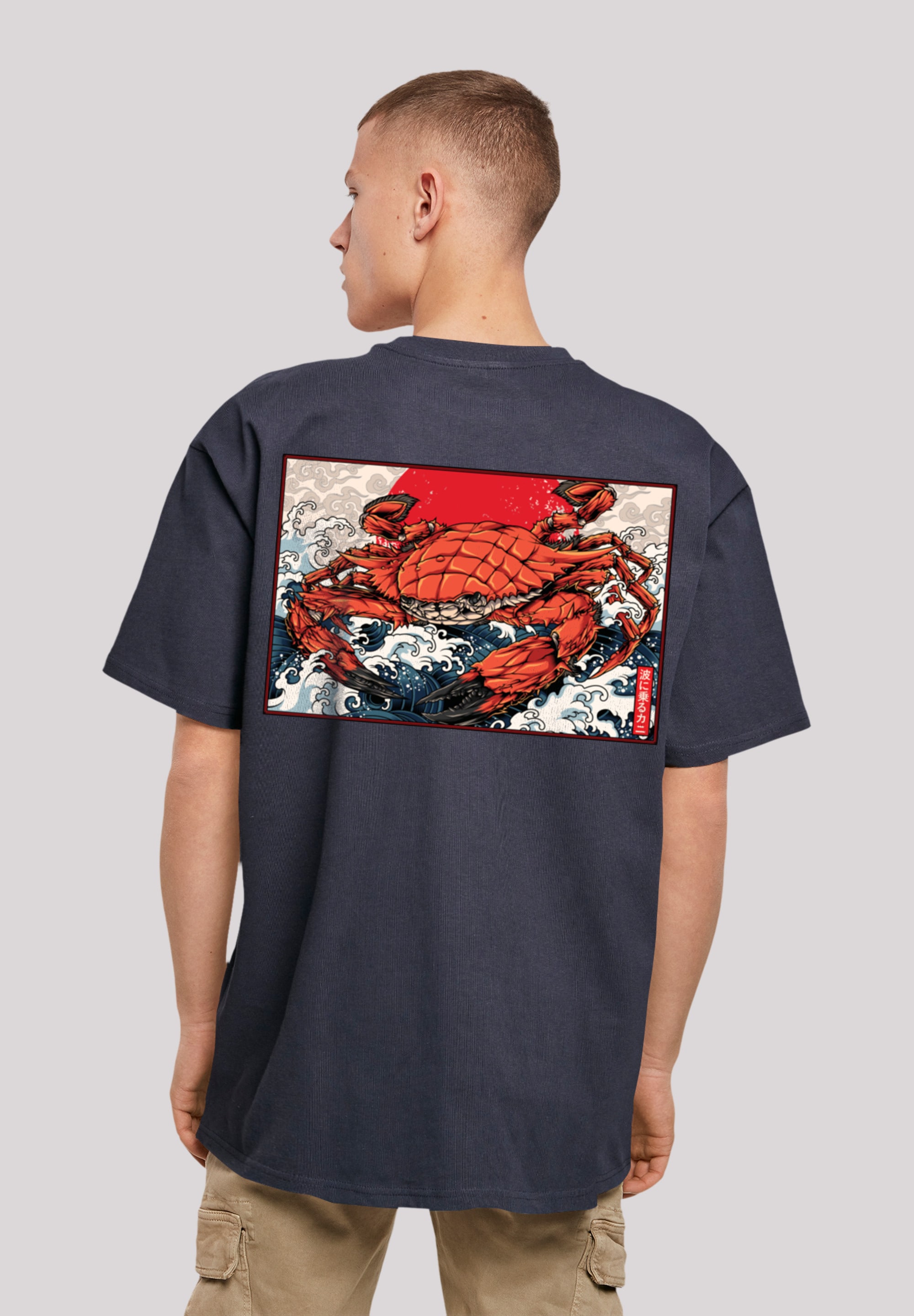 F4NT4STIC T-Shirt "Crab Kanji Japan", Print günstig online kaufen