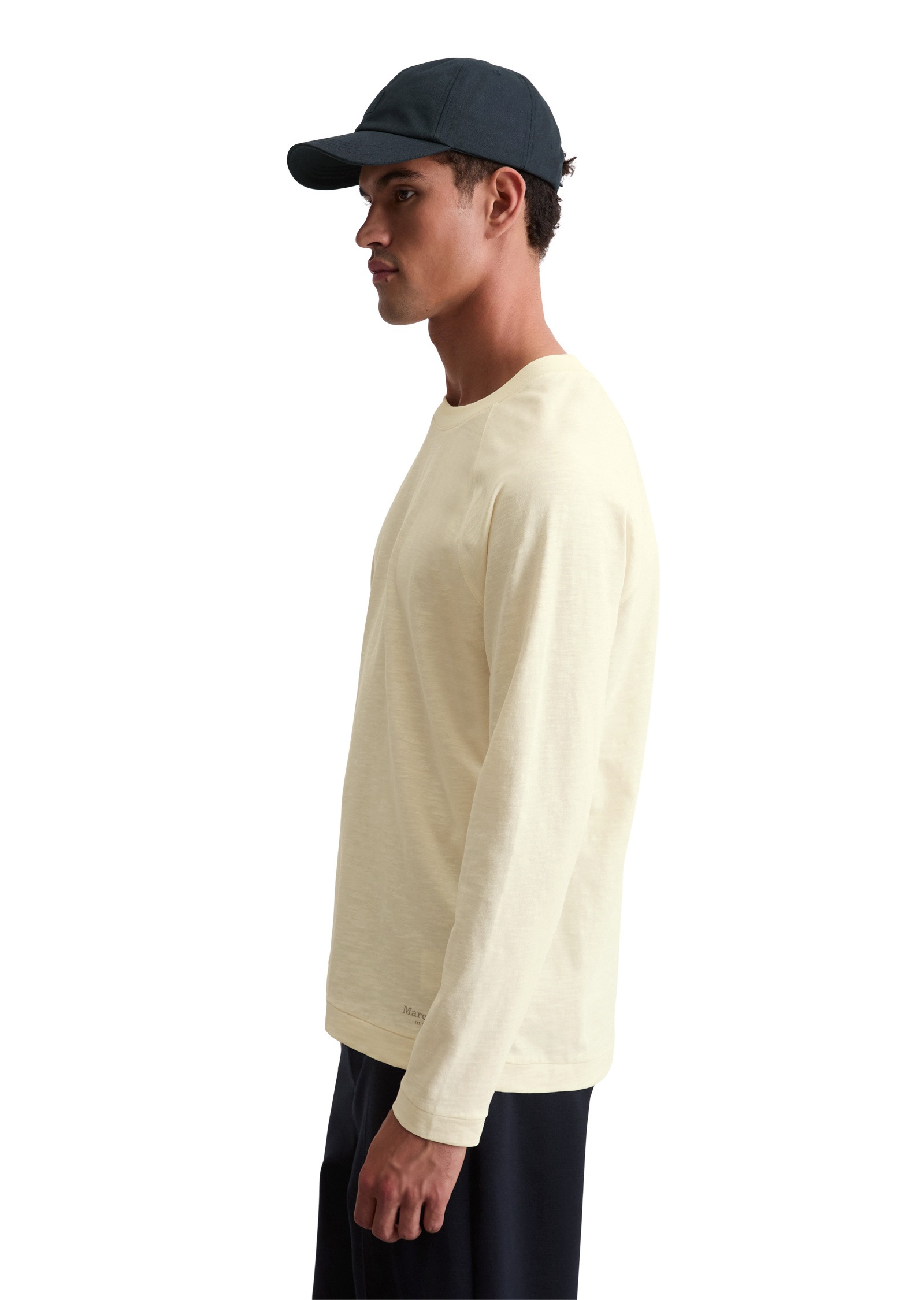 Marc OPolo Langarmshirt "aus reiner Bio-Baumwolle" günstig online kaufen