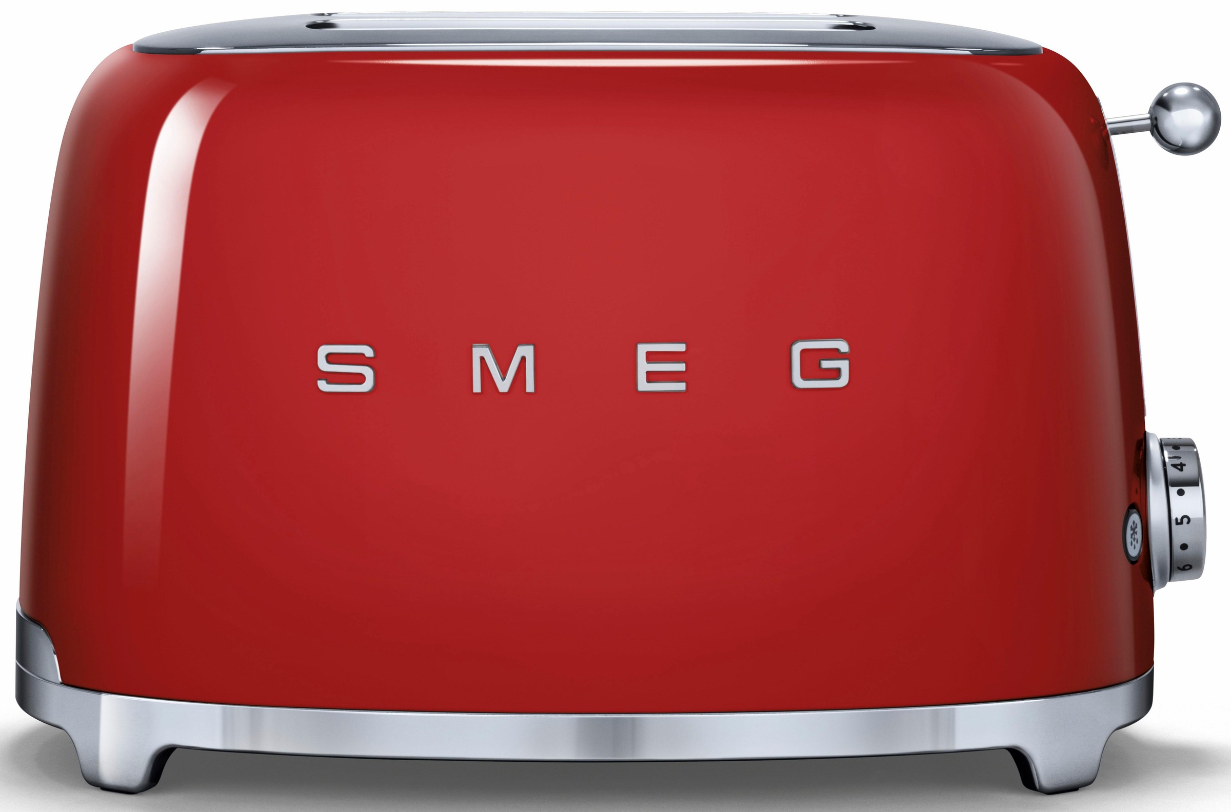 Smeg Toaster "TSF01RDEU", 2 kurze Schlitze, für 2 Scheiben, 950 W