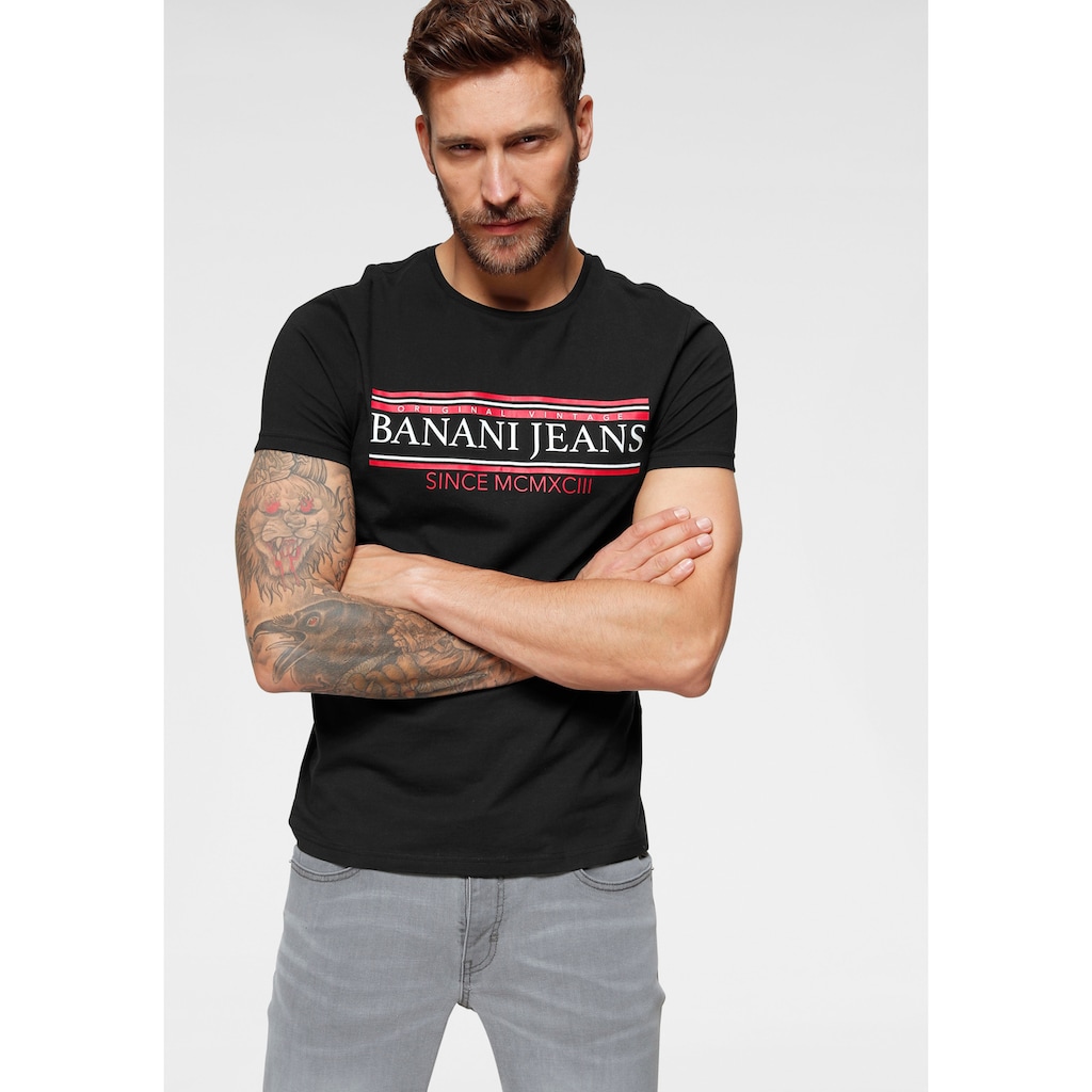 Bruno Banani T-Shirt, mit Markenprint