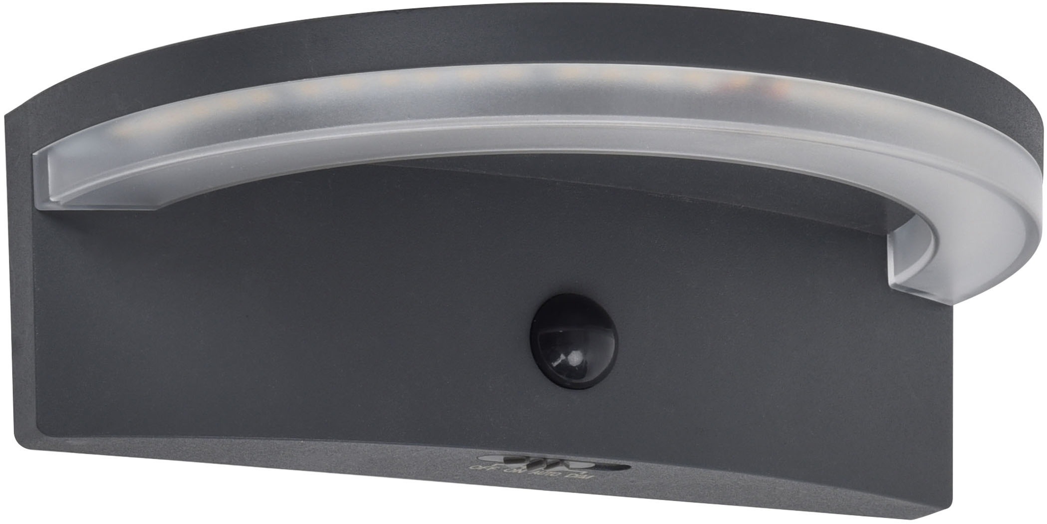 LUTEC LED Solarleuchte "LED-Solar-Aussenwandl. m. BWM VYZOR" LED-Board Neut günstig online kaufen