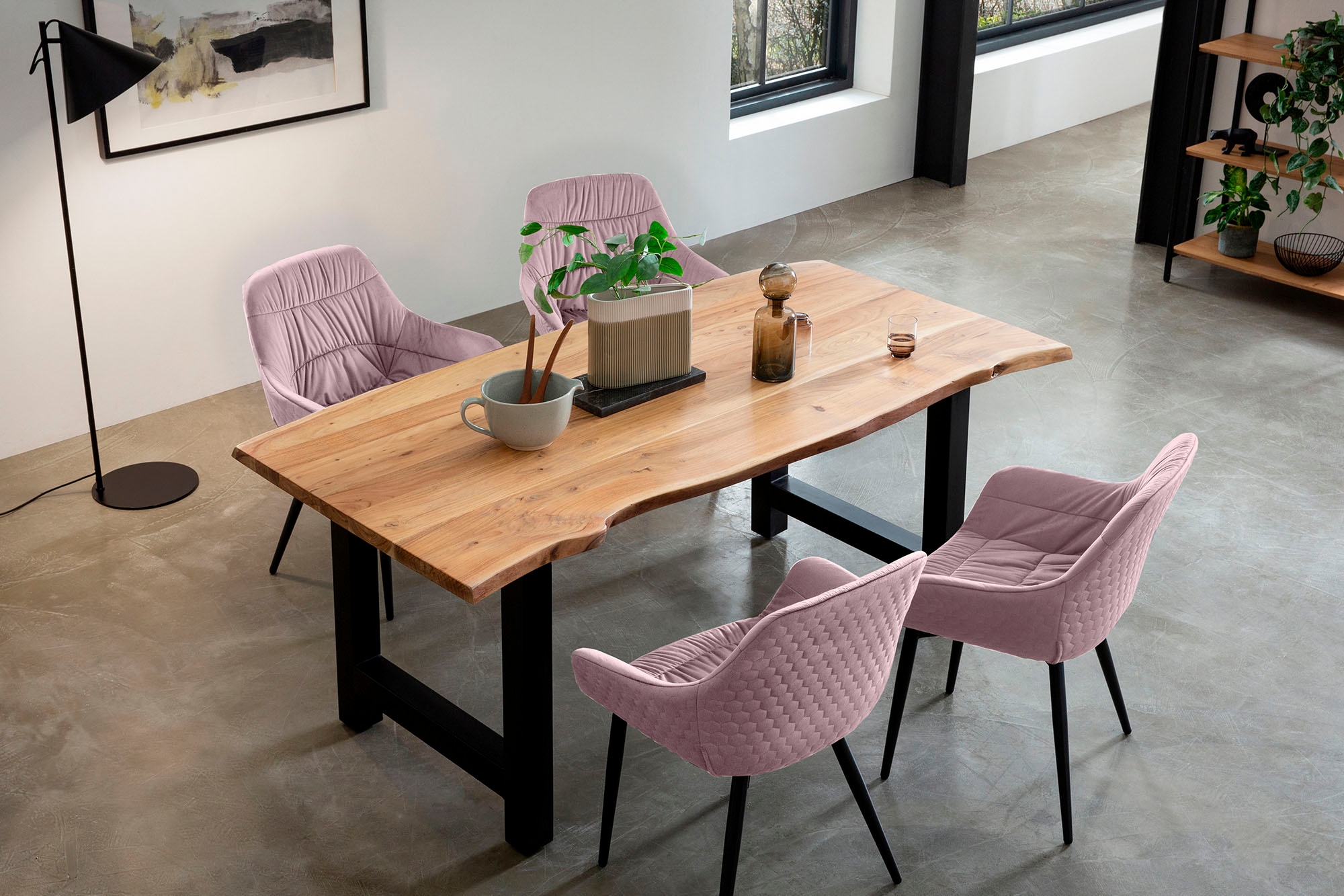 SalesFever Armlehnstuhl "Stilvoller Esszimmerstuhl für Komfort" () Esszimme günstig online kaufen