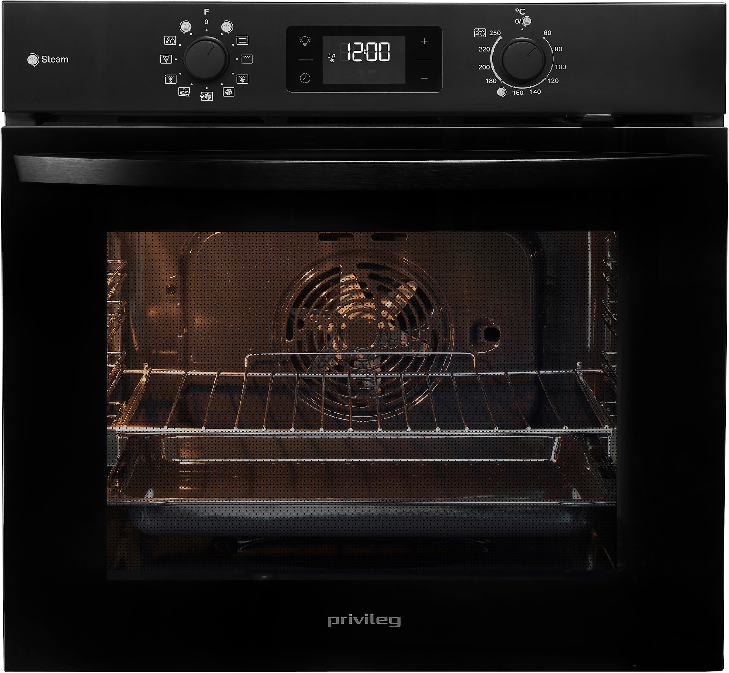 Privileg Einbaubackofen "PBA2S85HU1K" mit Teilauszug mit Hydrolyse Schonend günstig online kaufen