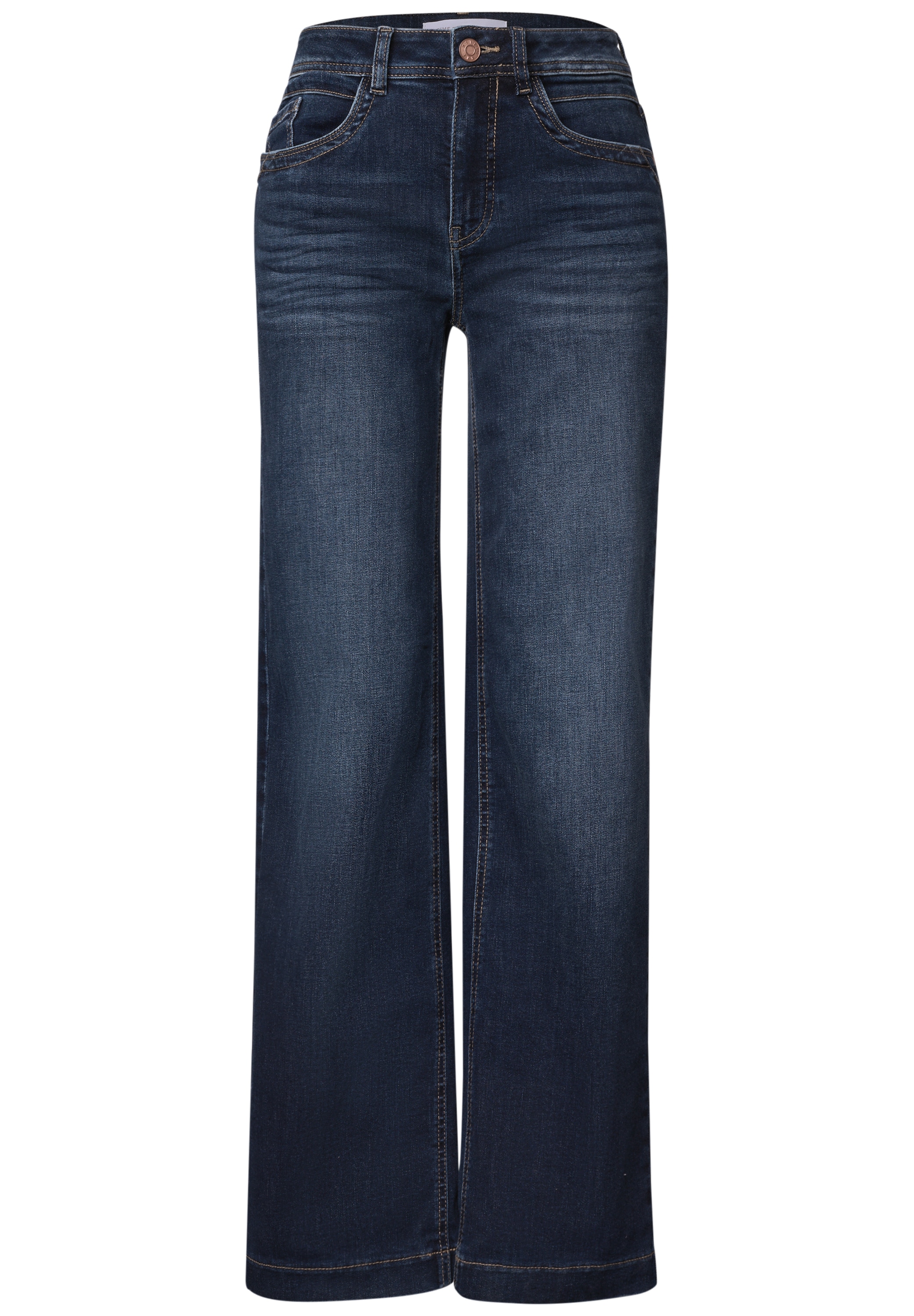 STREET ONE Loose-fit-Jeans High Waist