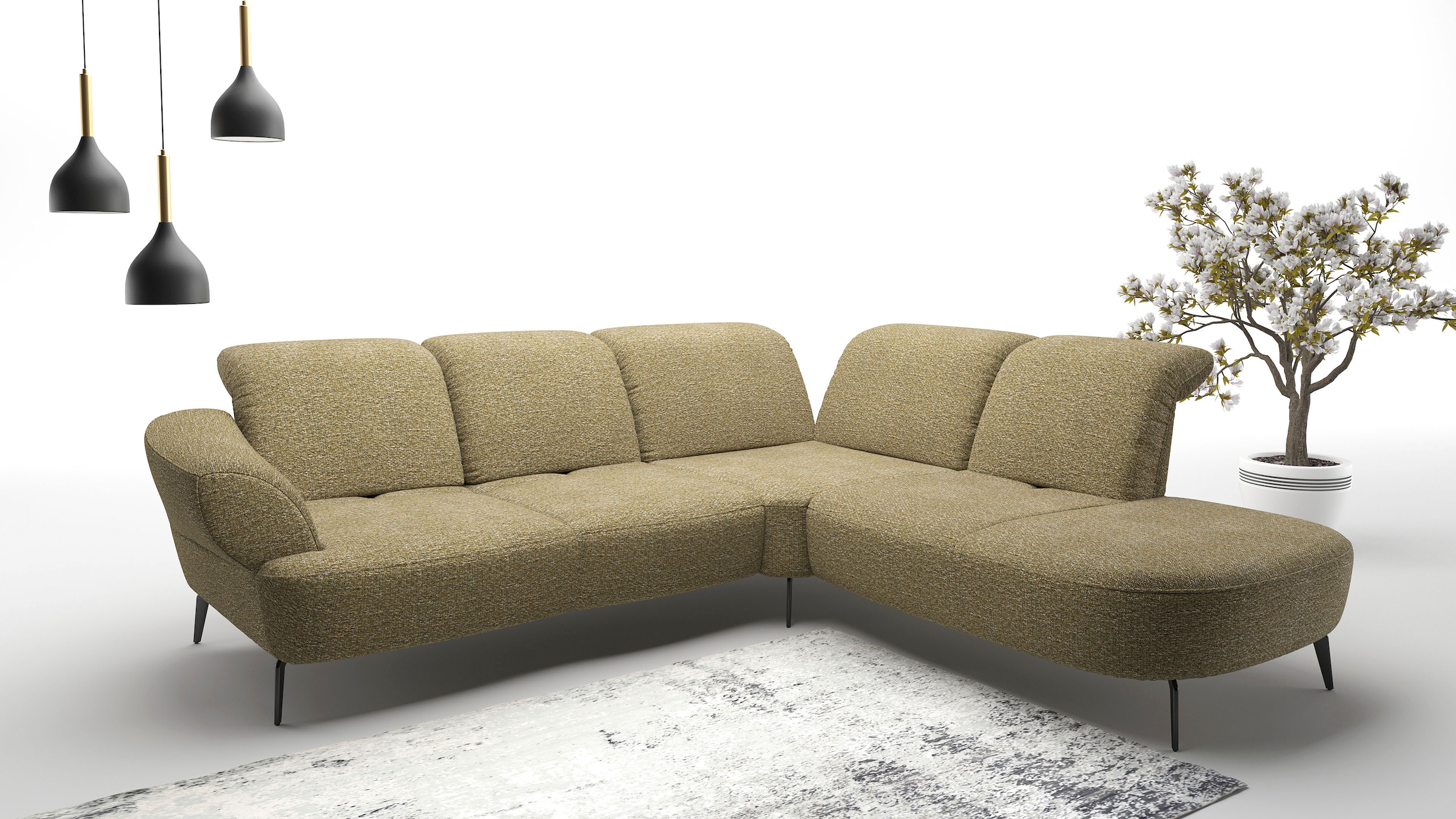sit&more Ecksofa "Dance, L-Form, inkl. Sitztiefenverstellung" inkl. Click&S günstig online kaufen