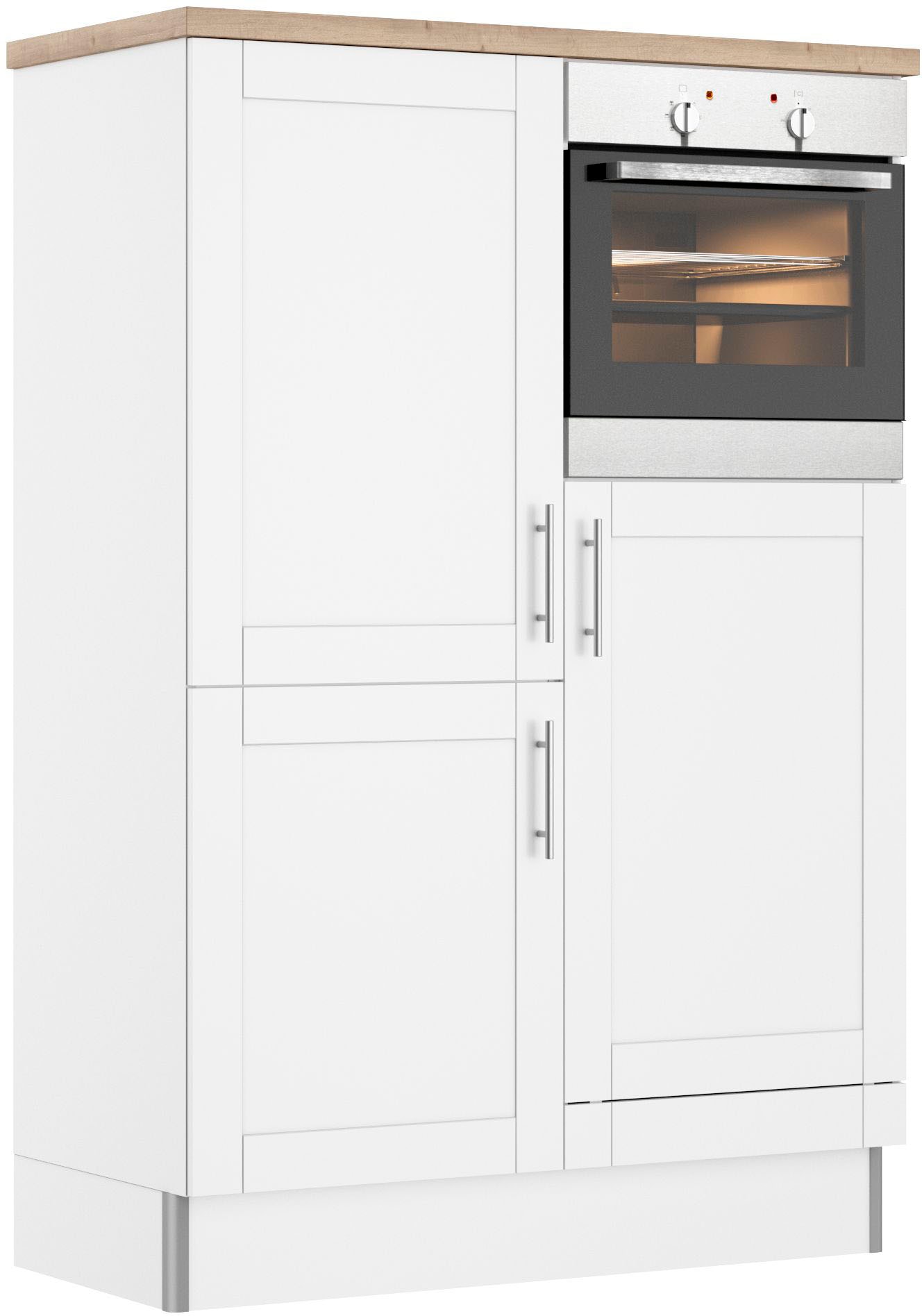 KOCHSTATION Küche "KS-Ahus, Hochschrankmodul", Breite 120 cm,wahlweise mit günstig online kaufen