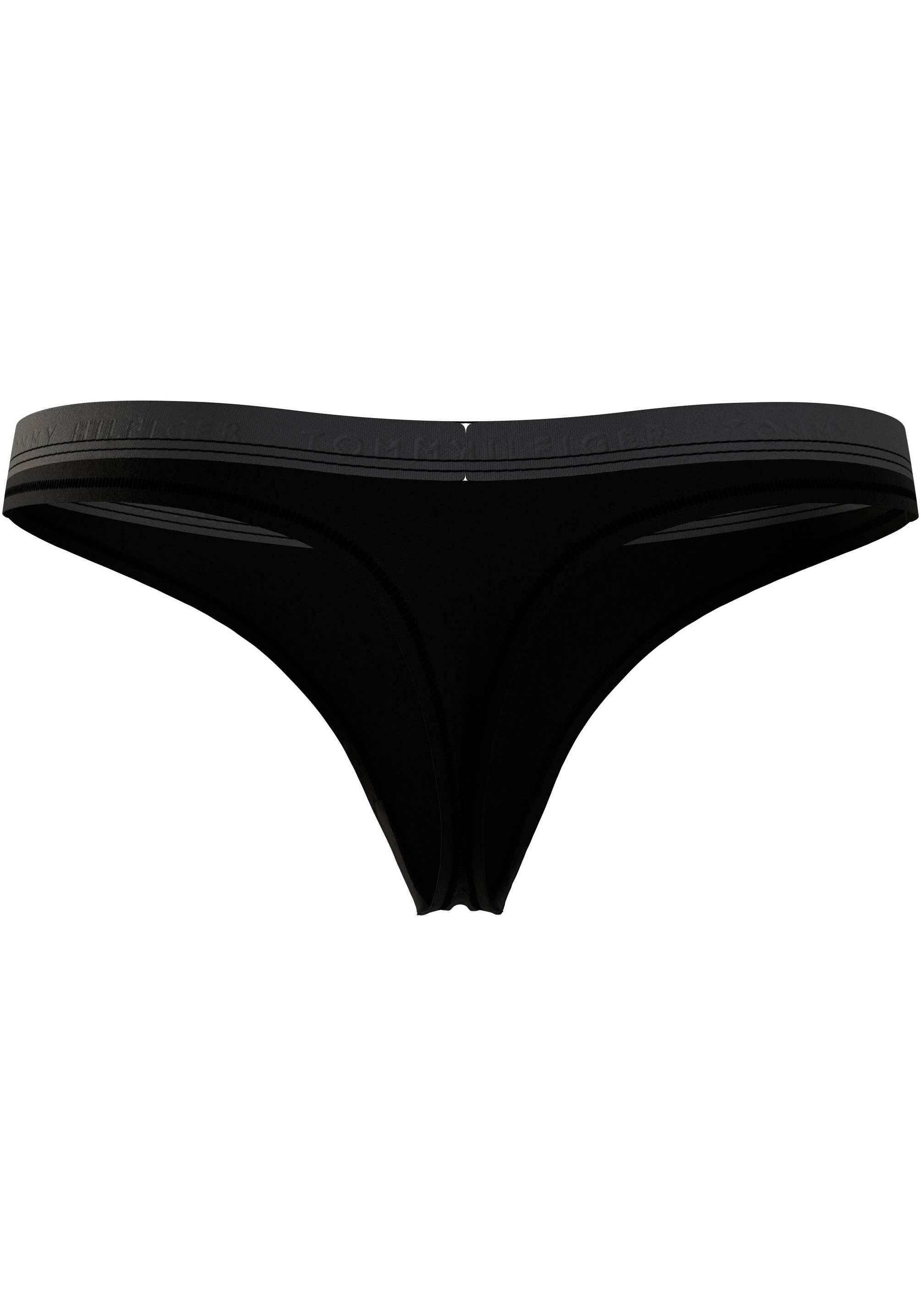 Tommy Hilfiger Underwear Slip »3P THONG (EXT SIZES)«, (Packung, 3 St., 3er), mit Logobund