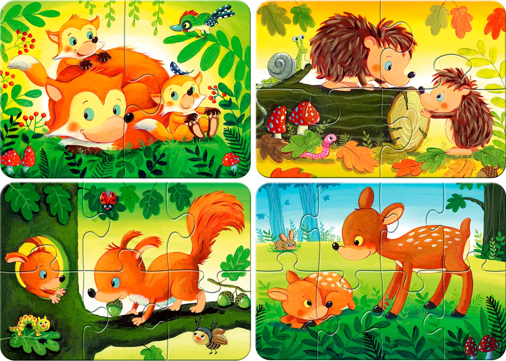 Ravensburger Puzzle »Kleine Tierfamilien«, (20 tlg.), Made in Europe