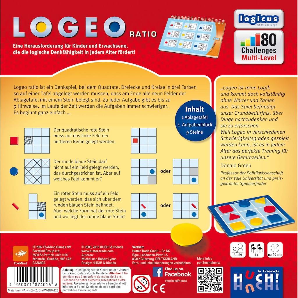 Huch! Spiel »Logeo Ratio 2«