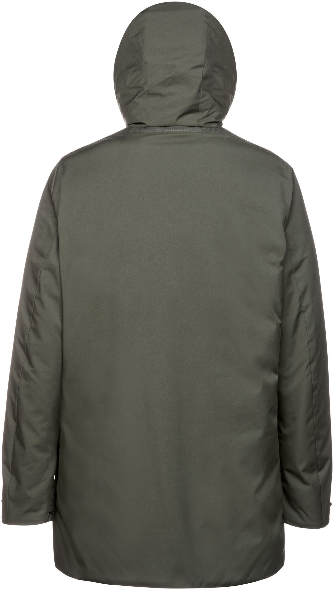 Geox Langjacke »SAPIENZA«, mit Kapuze, im Materialmix, 4 Taschen, Kapuze, verdeckter Reißverschluss