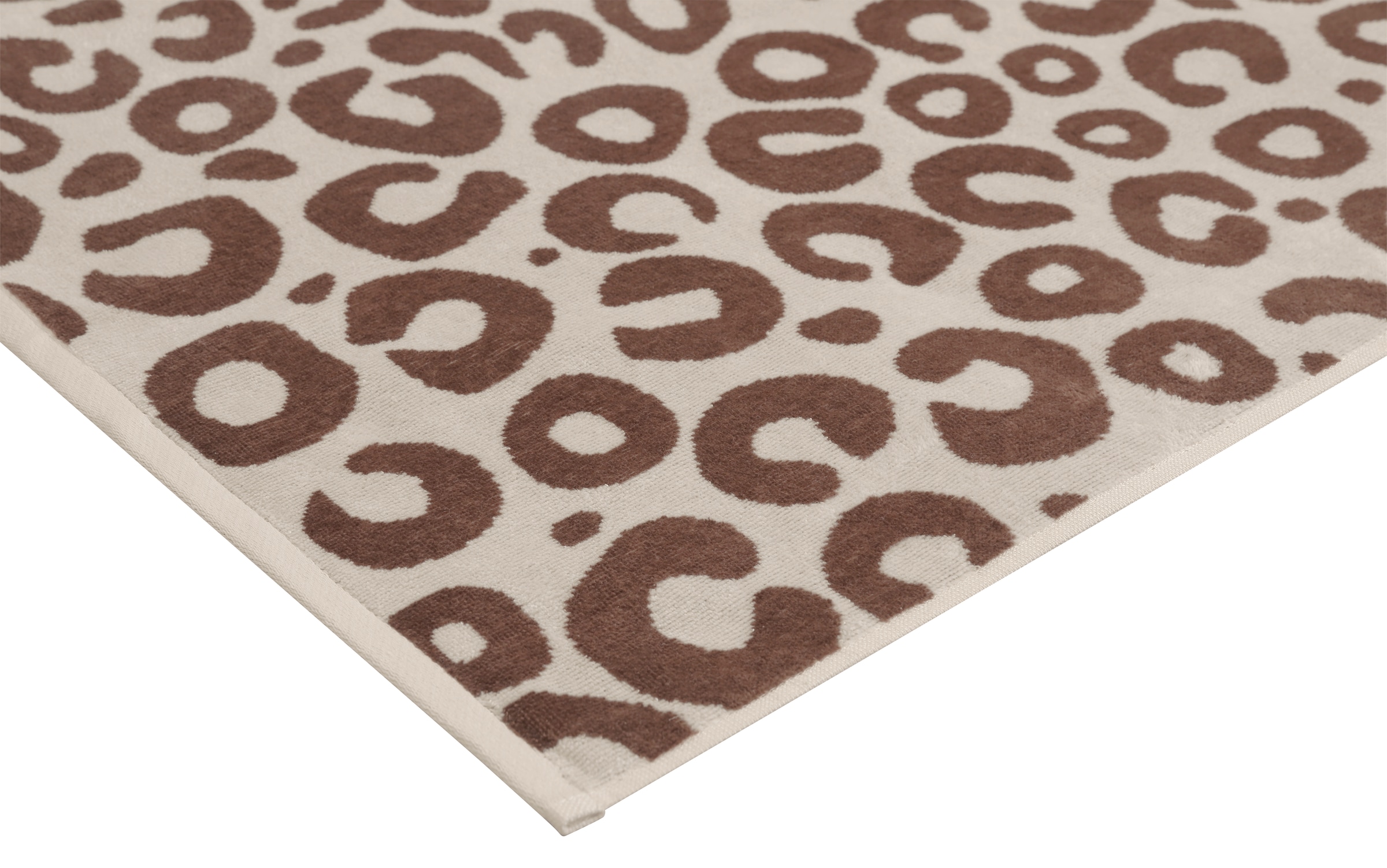 OTTO home Handtuch Set »Anna Leopardenmuster, 4-tlg Handtuch-Set, 50x100cm, 100% Baumwolle« Handtücher, weich, saugstark, modern, Leo, Animal Print