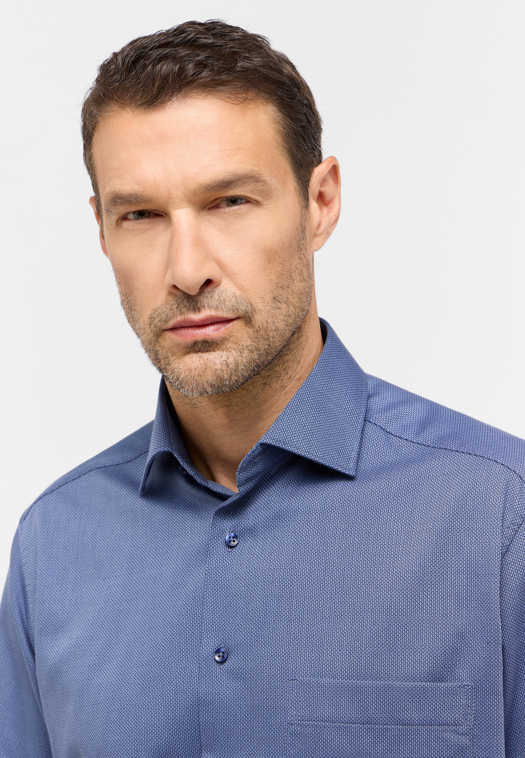 Thumbnail - Eterna Langarmhemd "COMFORT FIT" NON IRON (bügelfrei)