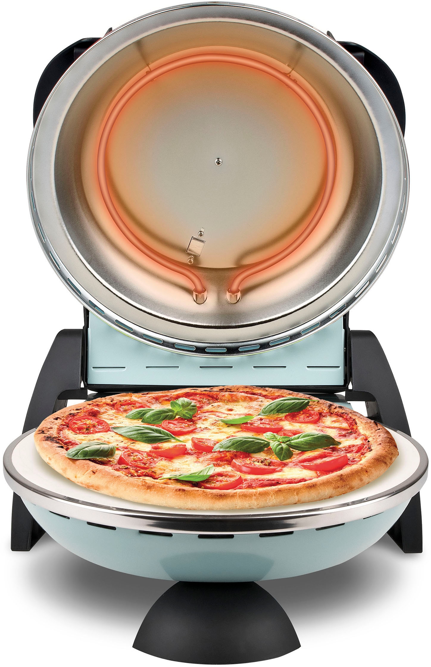 G3Ferrari Pizzaofen »Delizia G1000613 Limited Edition«, bis 400 Grad mit feuerfestem Naturstein