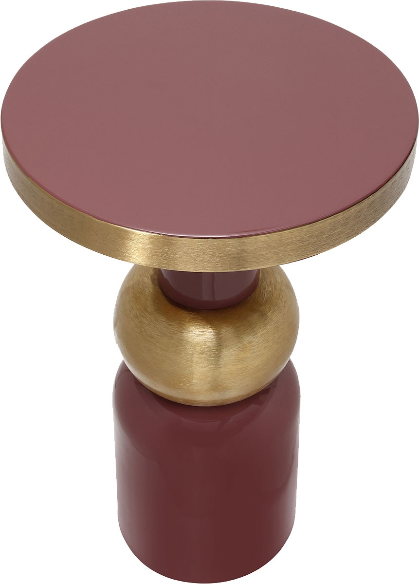 Kayoom Beistelltisch »Art Deco 2125, Beistelltisch aus Eisen, dekoratives Design«, (1 St.), Handarbeit, lackierter Tisch mit Metalleffekten, dekorativ