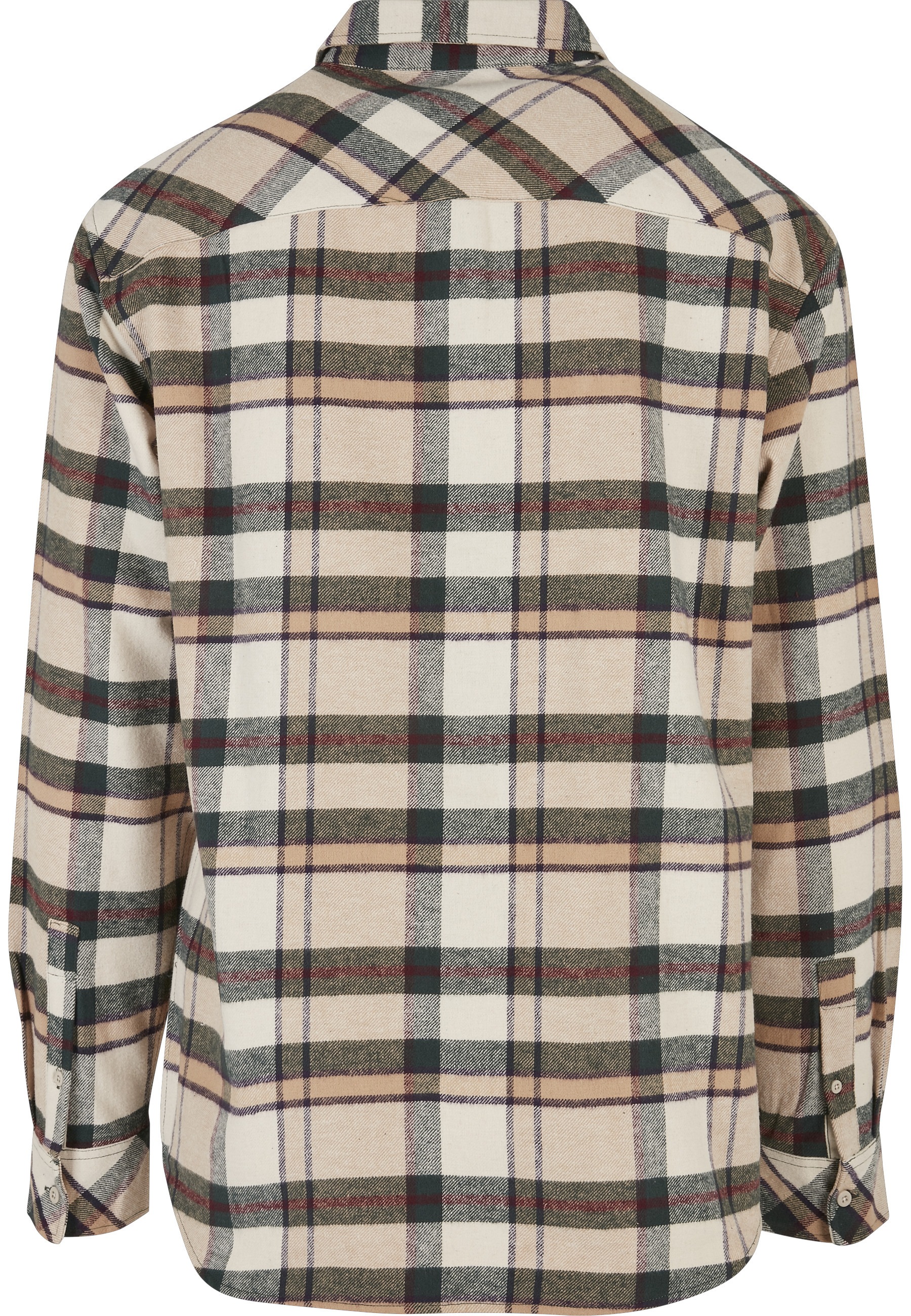 URBAN CLASSICS Langarmhemd »Urban Classics Herren Checked Mountain Shirt« 1 Stk.