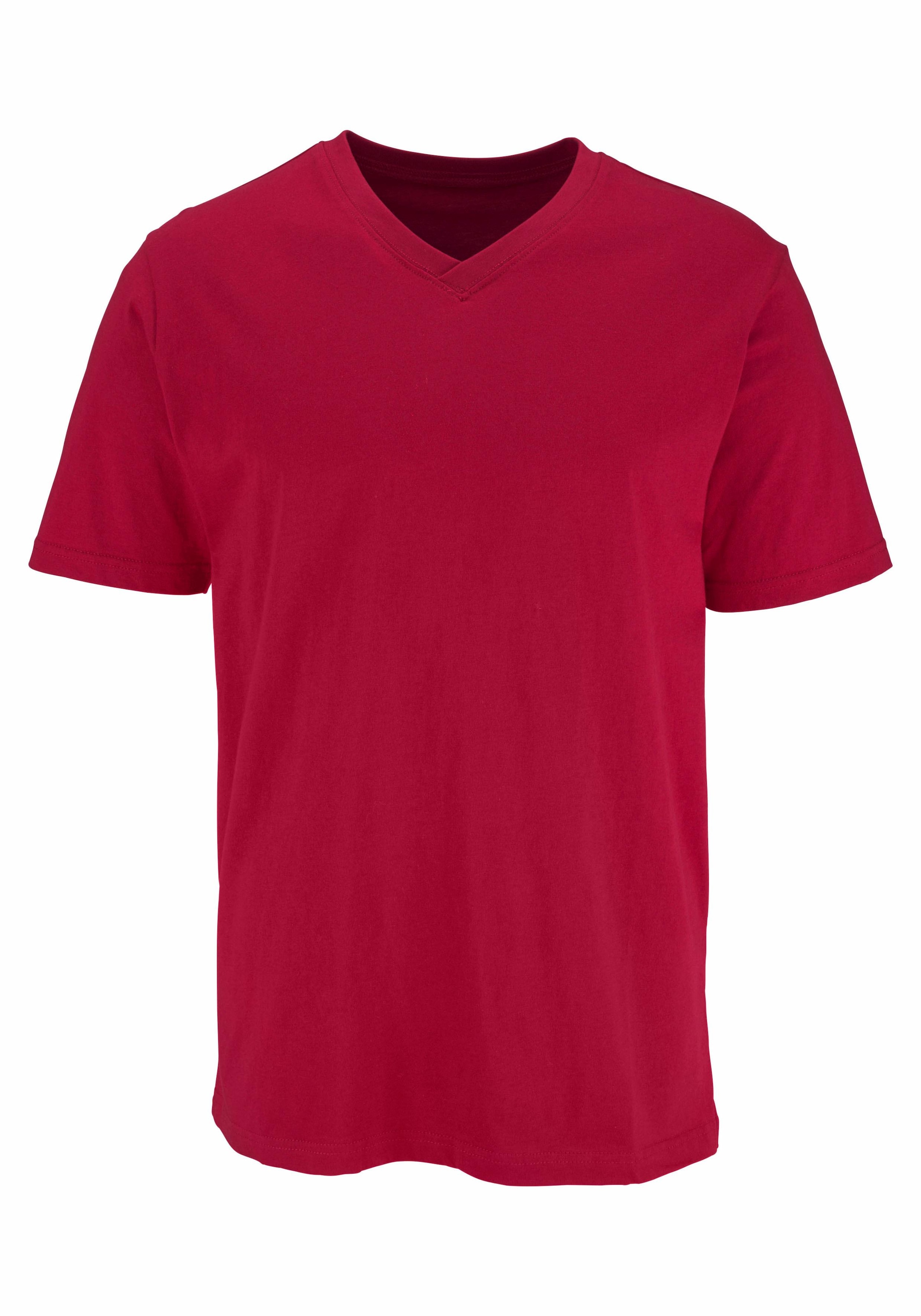 H.I.S T-Shirt, (Packung, 3 tlg.), mit V-Ausschnitt aus Baumwolle, Unterhemd, T-Shirt