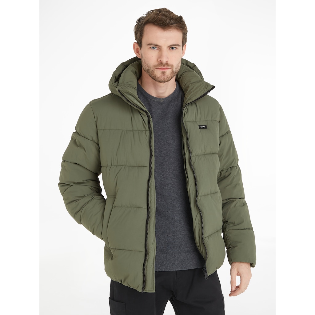 Calvin Klein Steppjacke, mit Kapuze