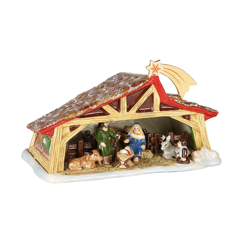 Weihnachtsfigur VILLEROY & BOCH, bunt, Dekofiguren, "Krippe Christmas Toys Memory bunt"