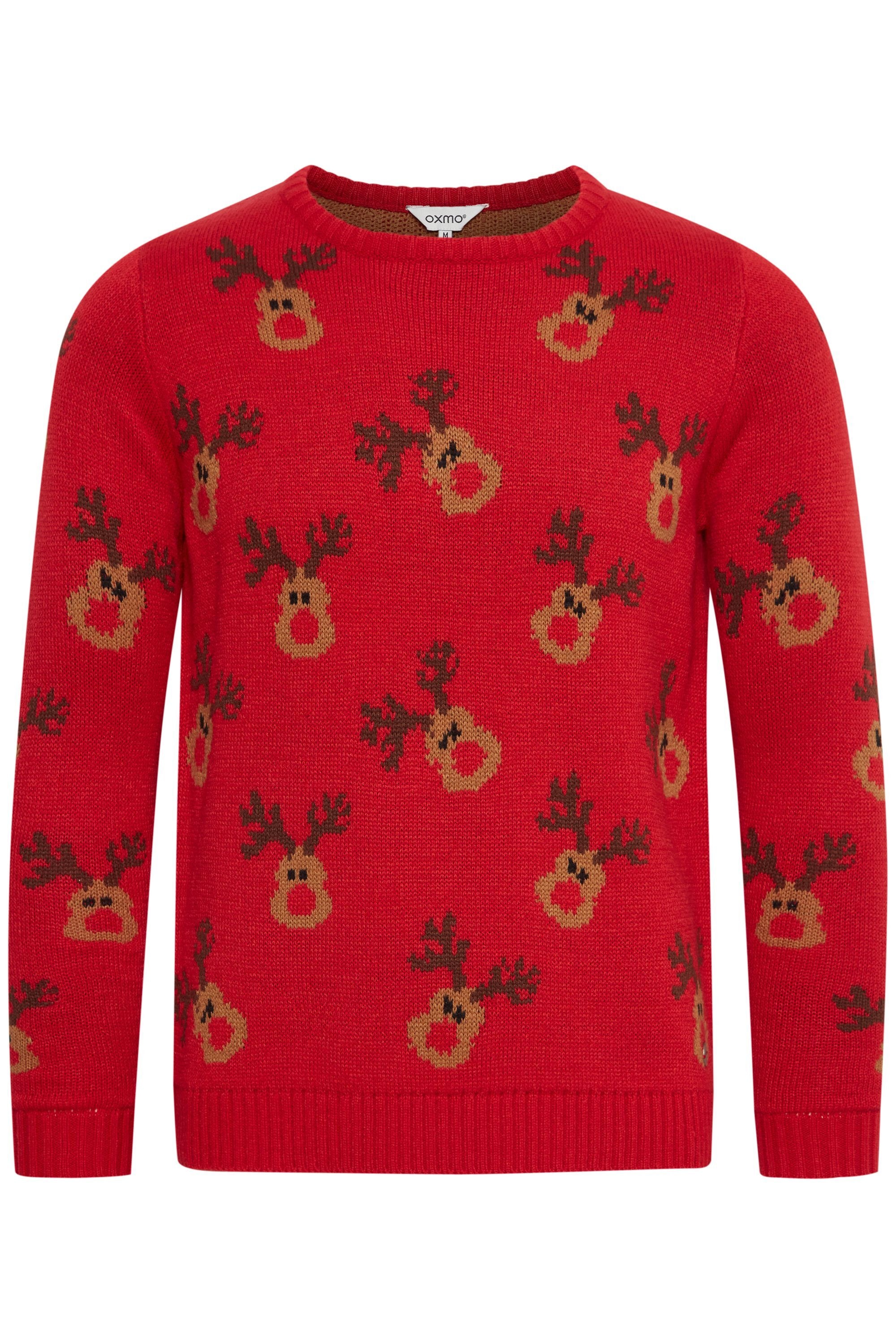 OXMO Strickfleece-Pullover "Strickpullover OXChristel"