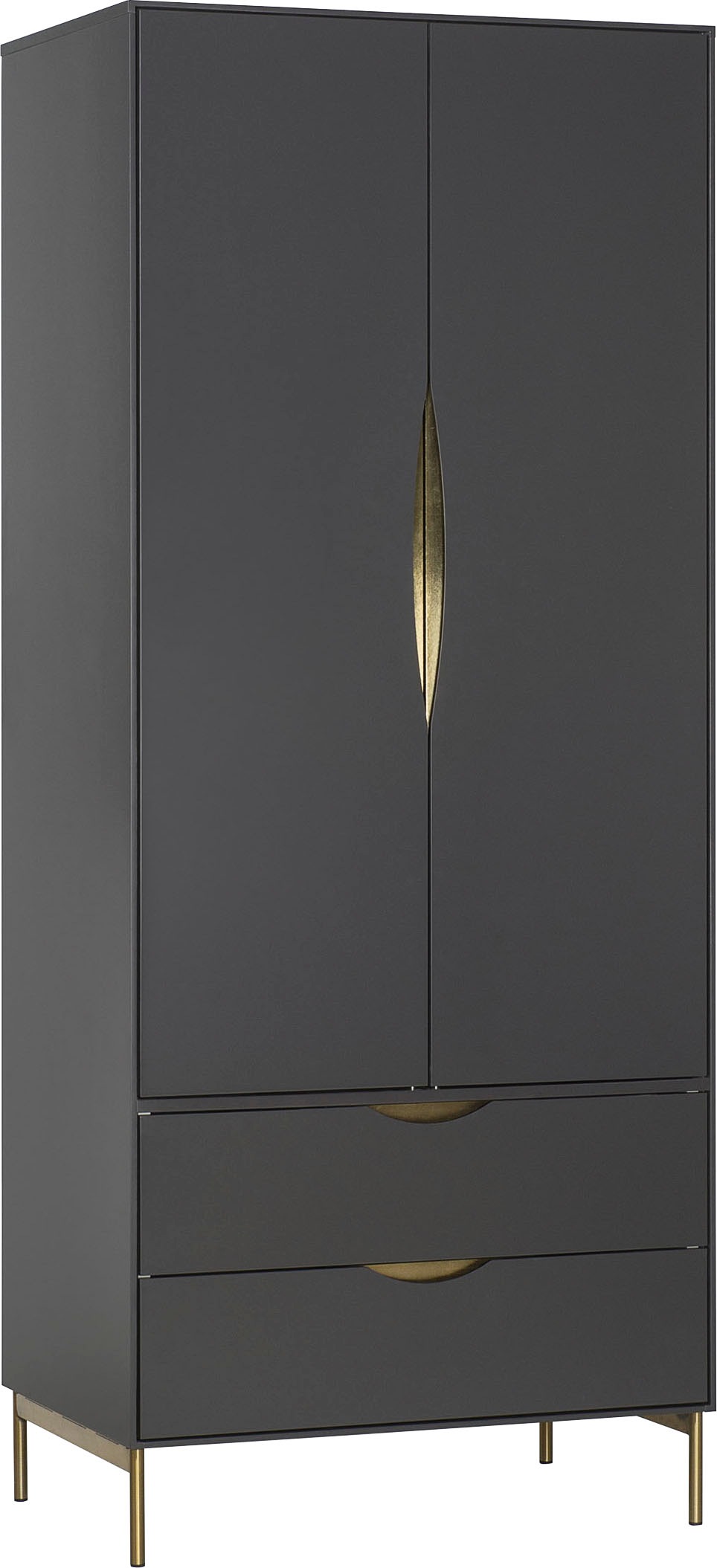andas Kleiderschrank "KOBE" Schöne Griffe, viel Stauraum, Breite 80 cm, FSC günstig online kaufen