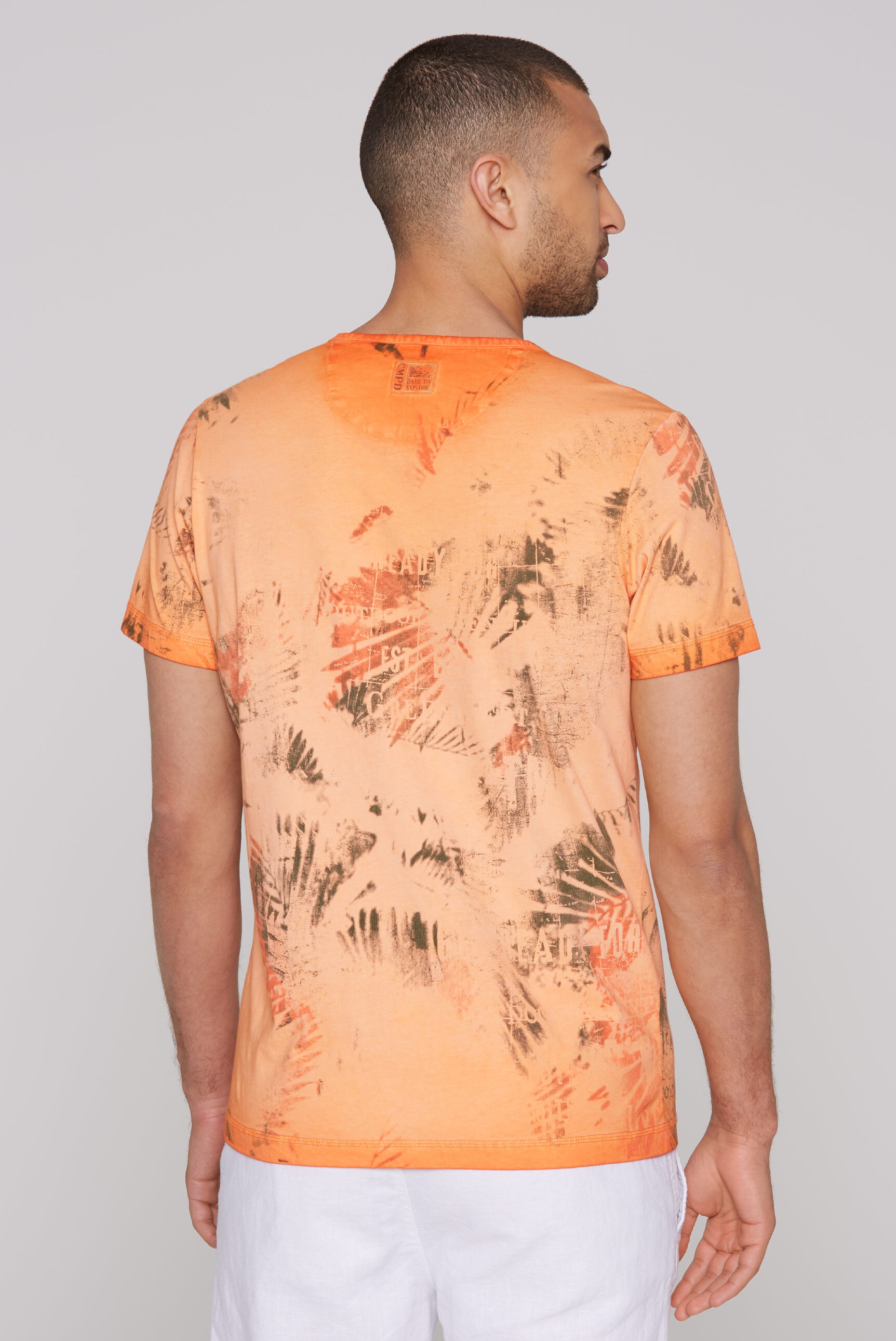 CAMP DAVID Rundhalsshirt, aus Baumwolle