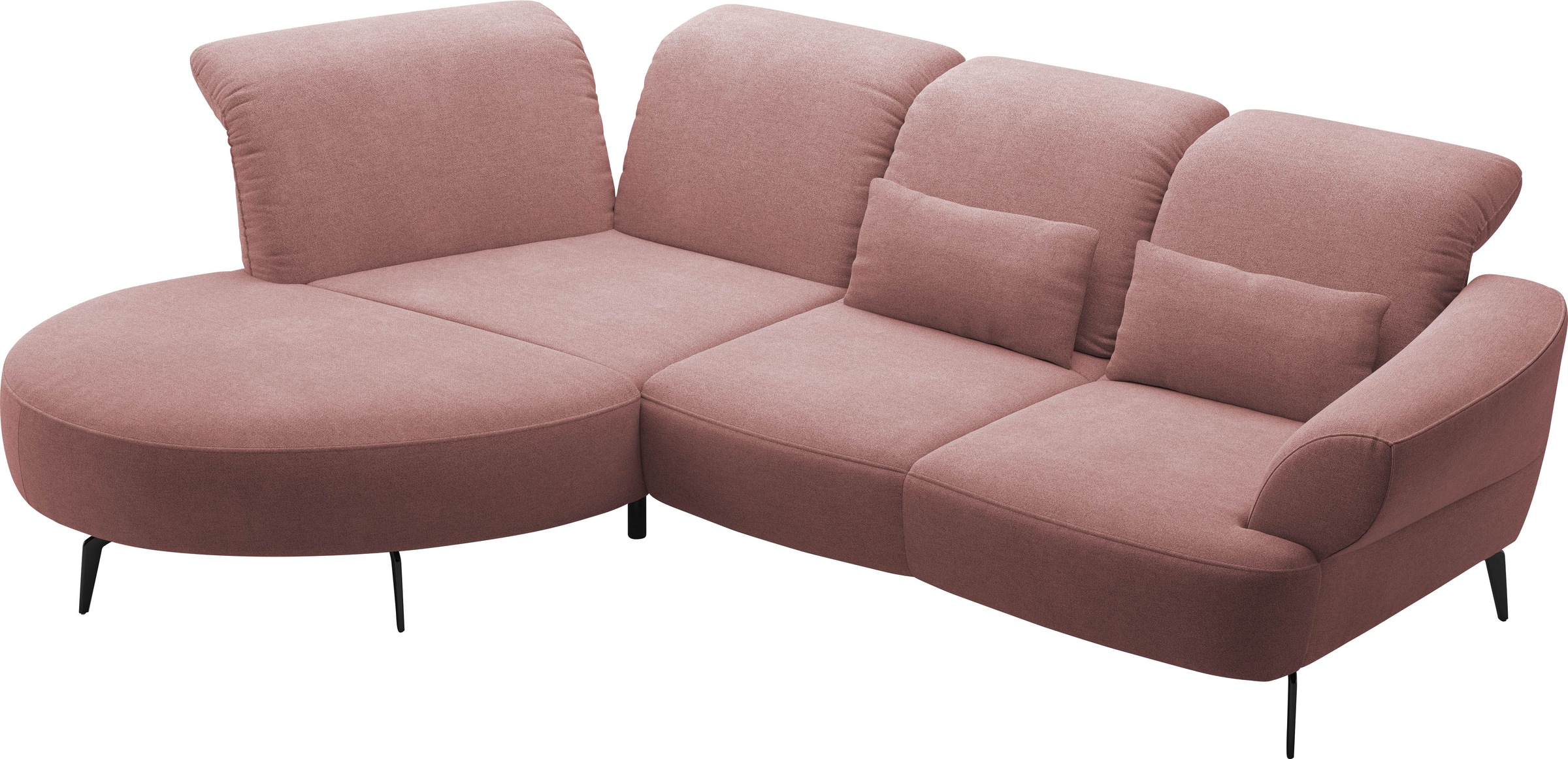 sit&more Ecksofa »Dance«, inkl.System Click&Seat und Sitztiefenverstellung