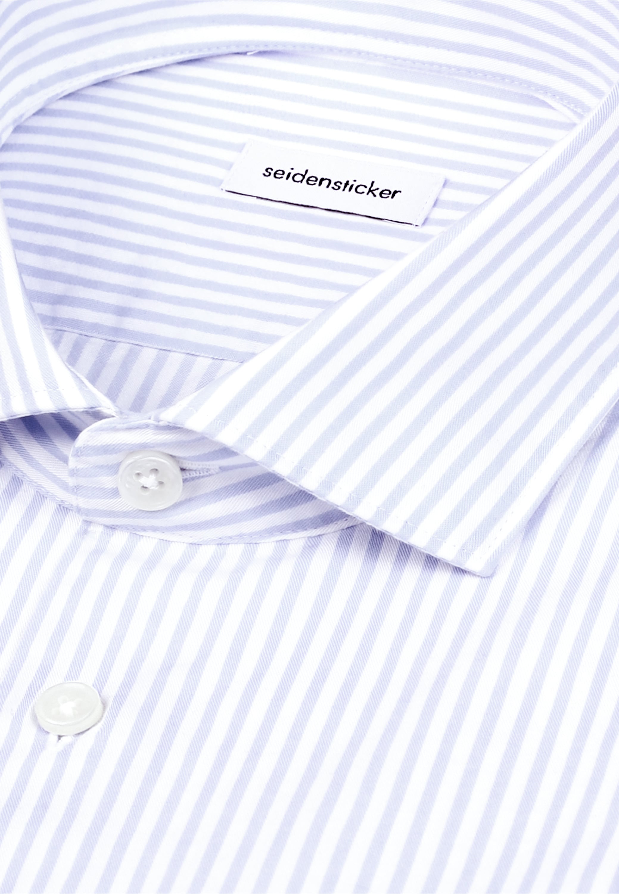 seidensticker Businesshemd Slim 1/1 Kentkragen Gestreift