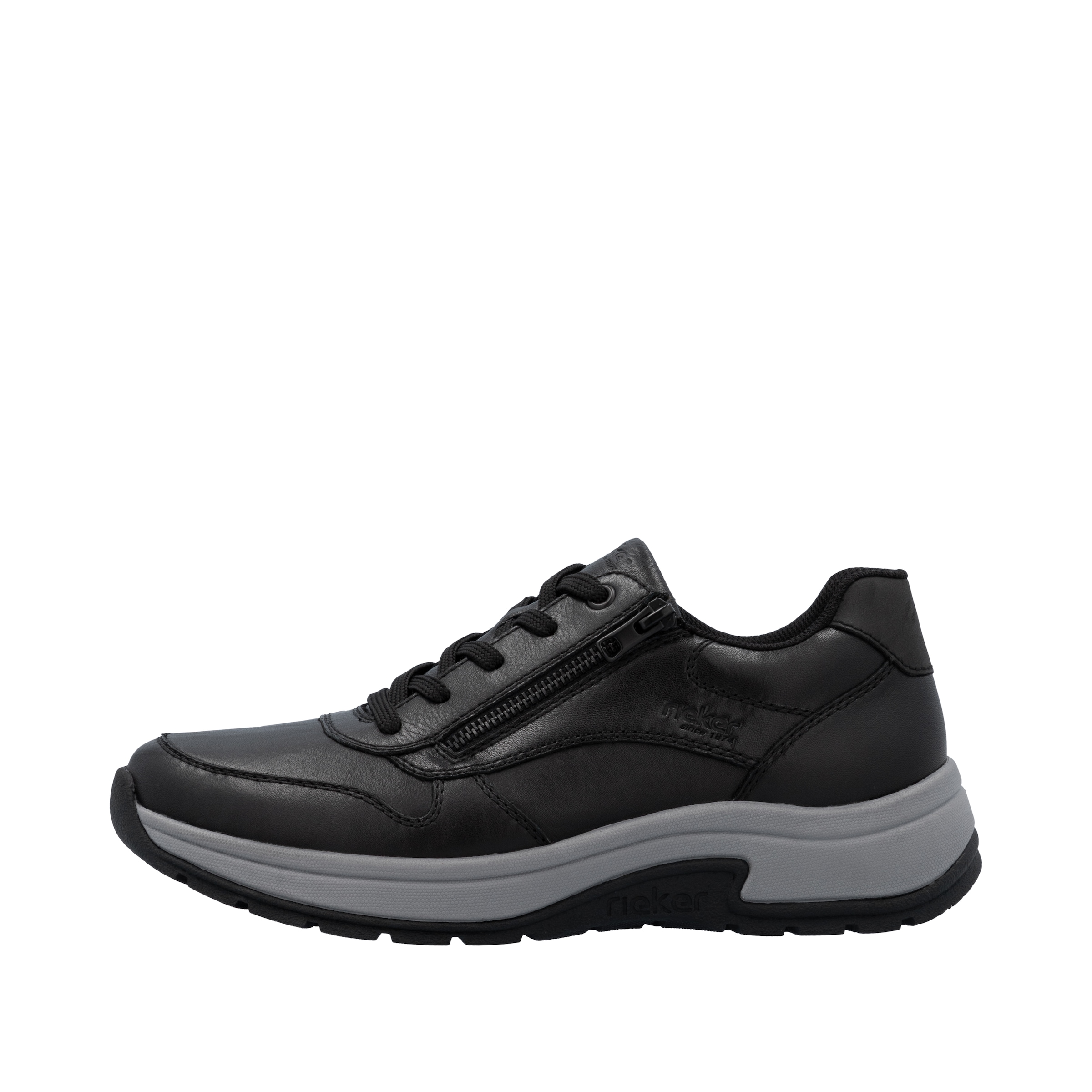 Rieker Sneaker, Schnürschuh, Halbschuh, Freizeitschuh mit gepolstertem Schaftrand