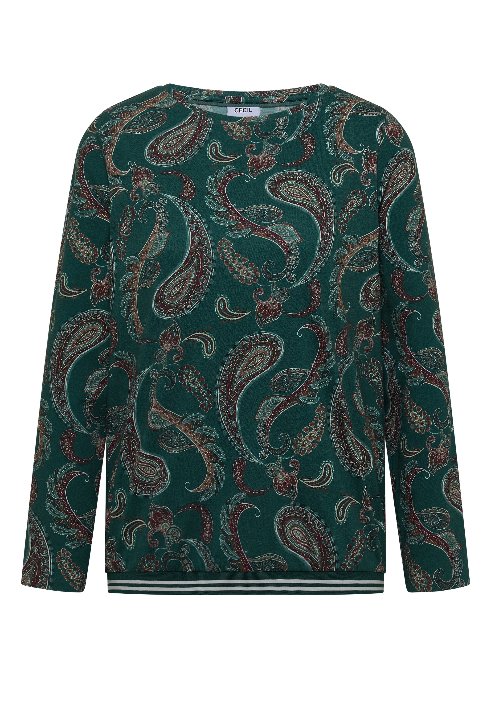 Cecil Langarmshirt mit U-Boot-Ausschnitt