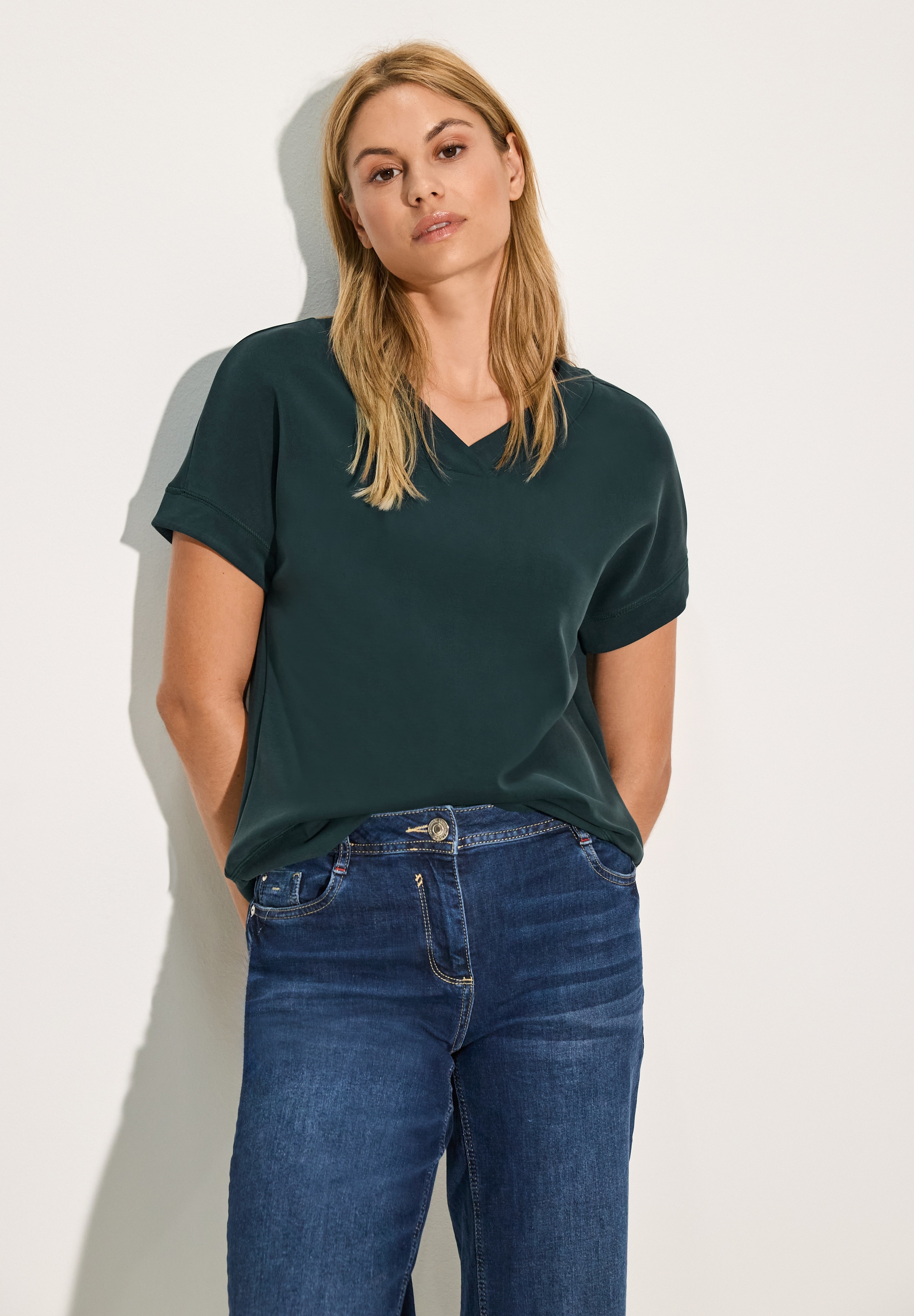 Cecil Sweatshirt, in Unifarbe günstig online kaufen
