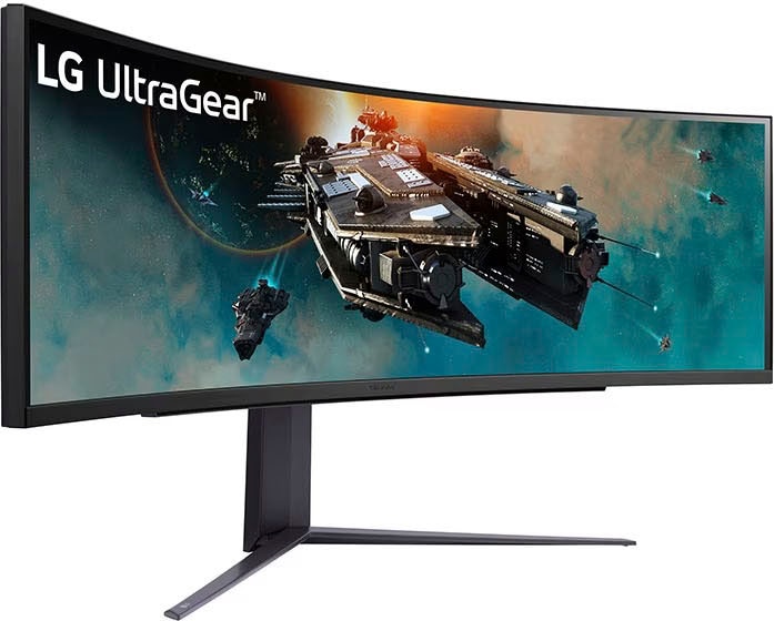 LG Curved-Gaming-Monitor »49GR85DC«, 124 cm/49 Zoll, 5120 x 1440 px, DQHD, 1 ms Reaktionszeit, 240 Hz