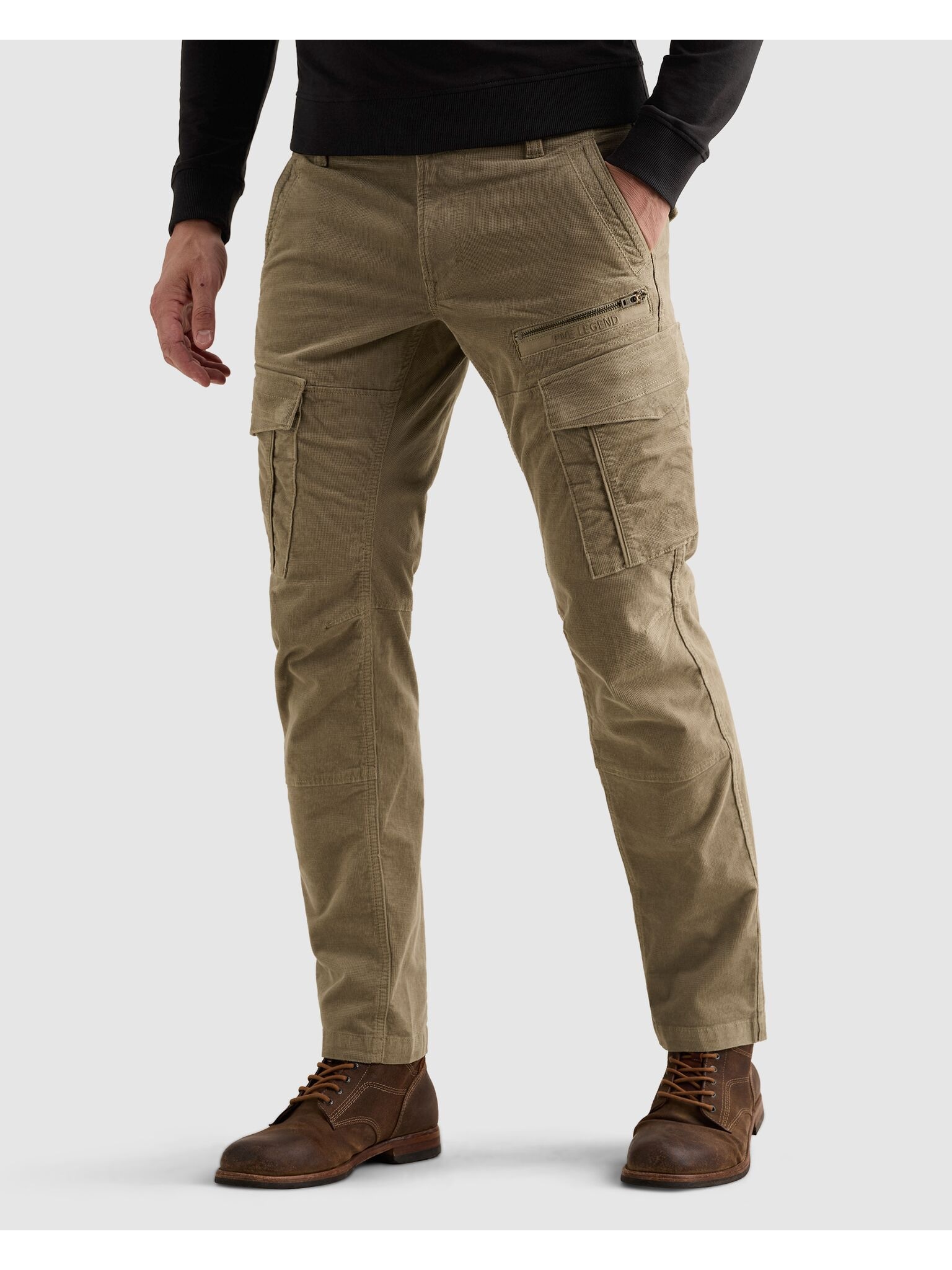 PME LEGEND Cargohose mit Strukturmuster