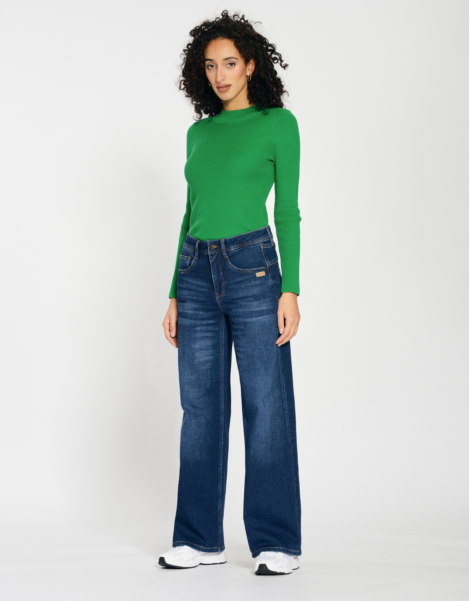 GANG 5-Pocket-Jeans »94AMELIE WIDE«, aus weichem SWEAT Denim
