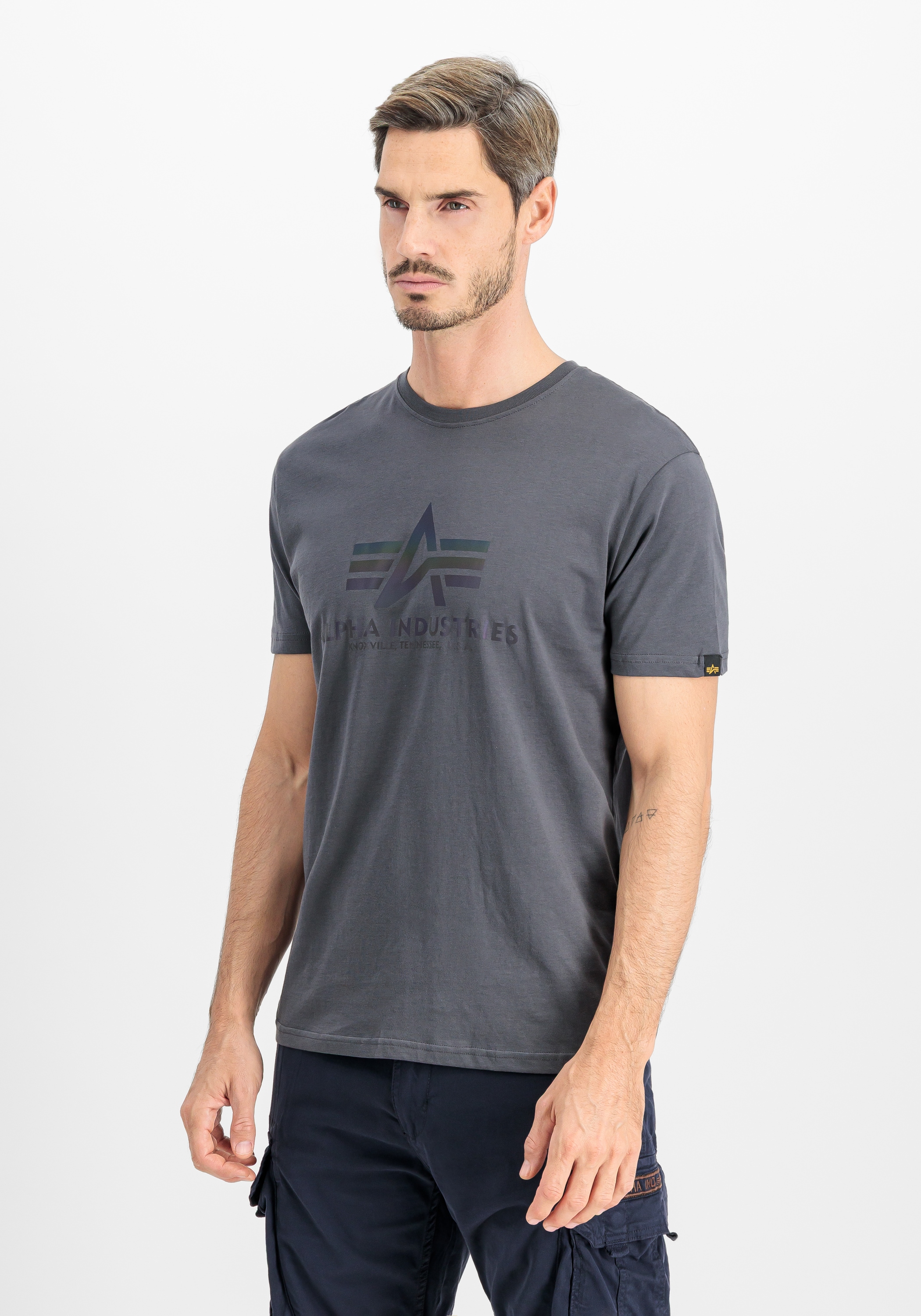 Alpha Industries "Basic T-Shirt BL Rainbow Ref."
