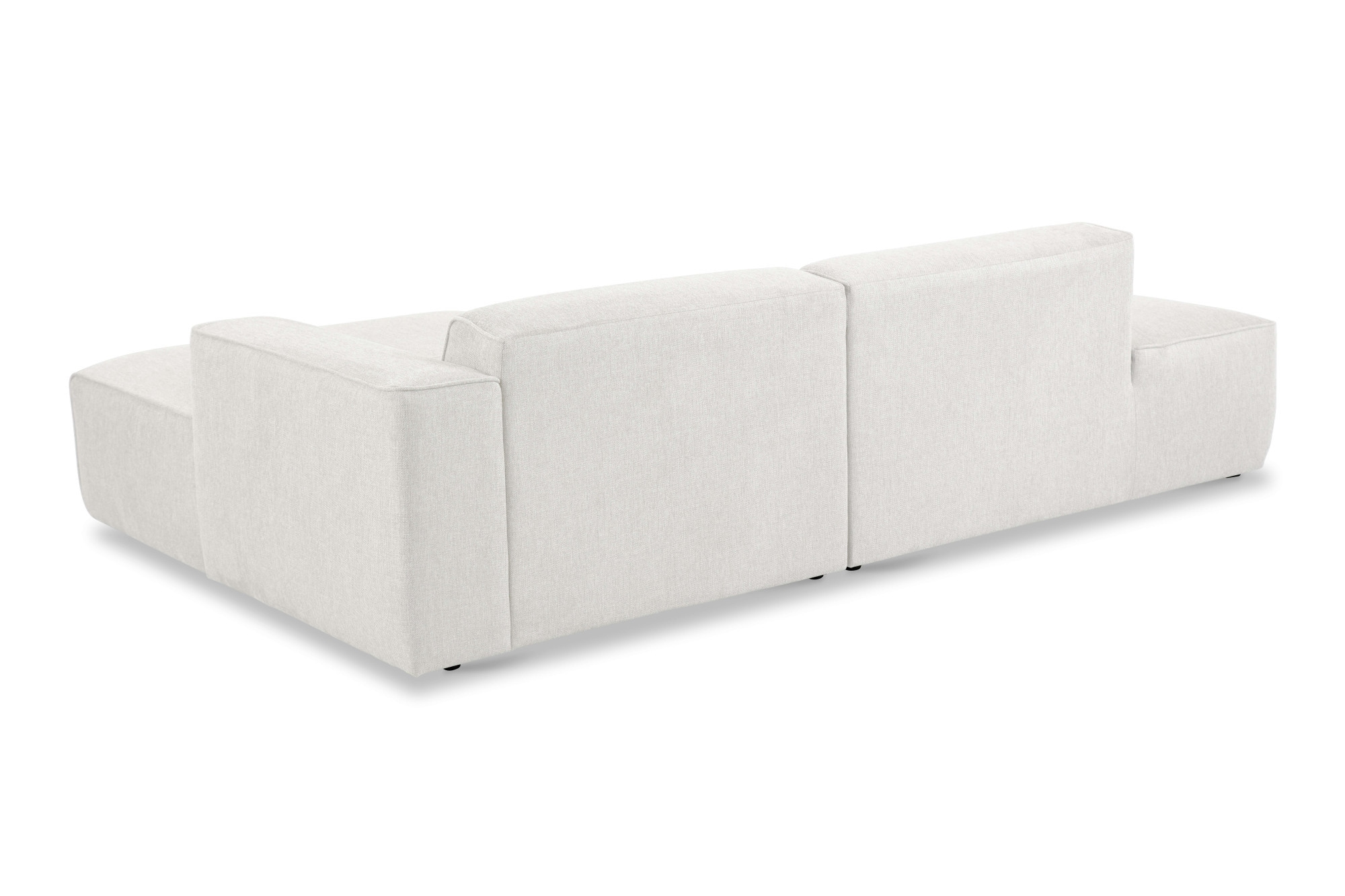 andas Ecksofa »Noord mit Kedernaht, Breite 227 cm«, mit Kedernaht, Breite 227 cm, Cord, Struktur, Webstoff