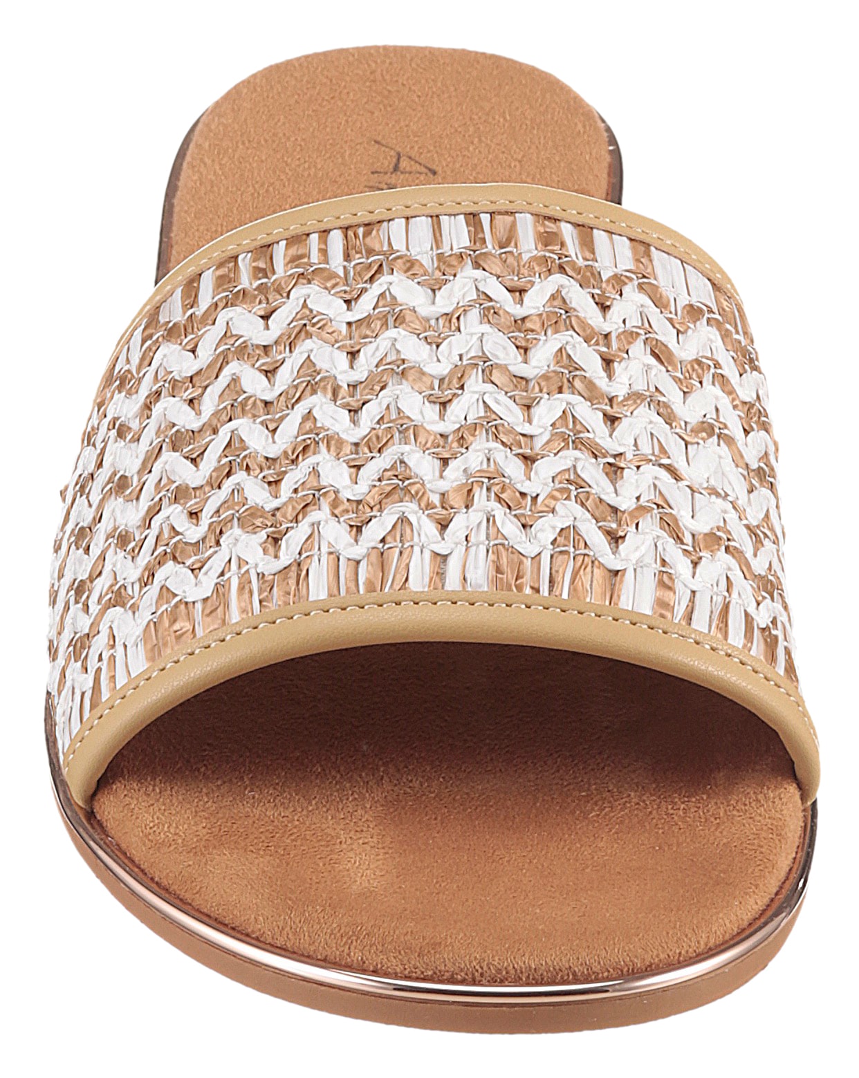 Aniston SHOES Pantolette, Sommerschuh, Strandschuh, Bast-Optik - NEUE KOLLEKTION