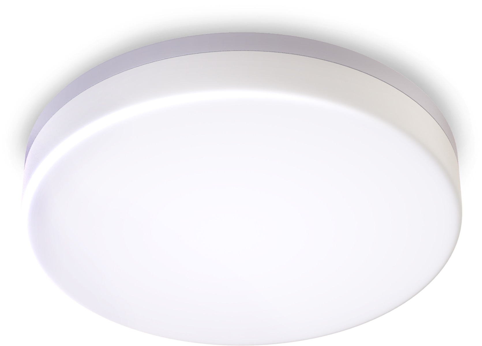 B.K.Licht LED Deckenleuchte, 1 flammig-flammig, Deckenlampe, 13W, Badezimmer-Lampe, Leuchte IP54, inkl. 13W 1500lm