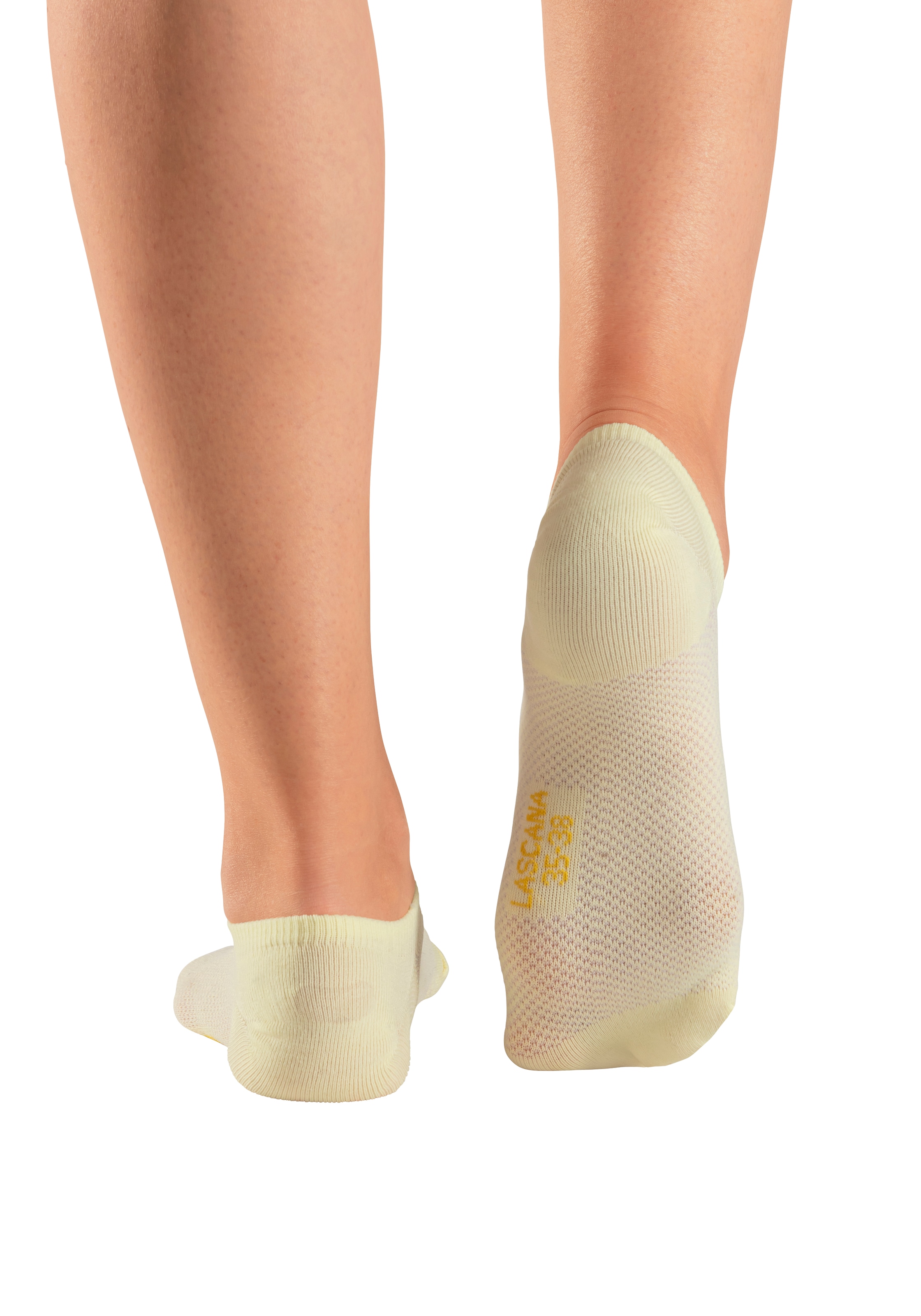LASCANA ACTIVE Sneakersocken, (Packung, 7 Paar), mit Pikeestruktur