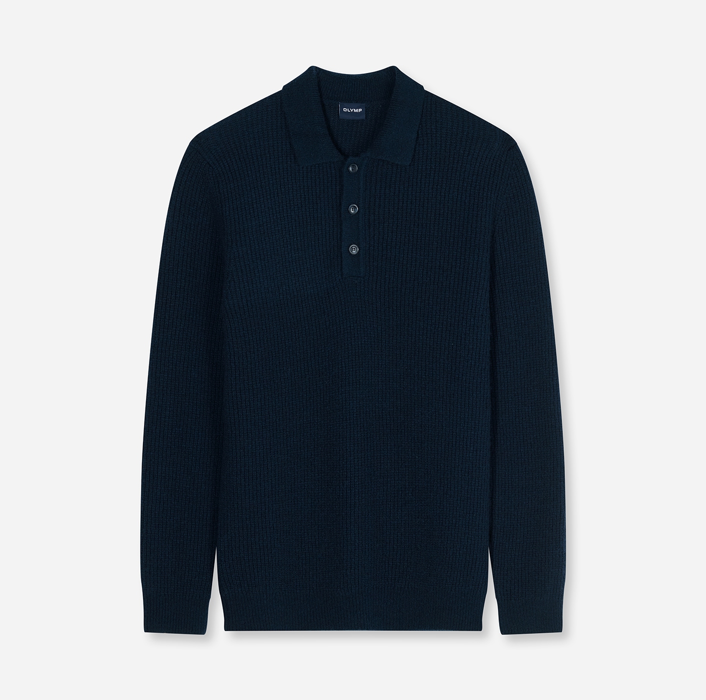 OLYMP Polokragenpullover »Casual« mit Woll-Anteil, Regular Fit