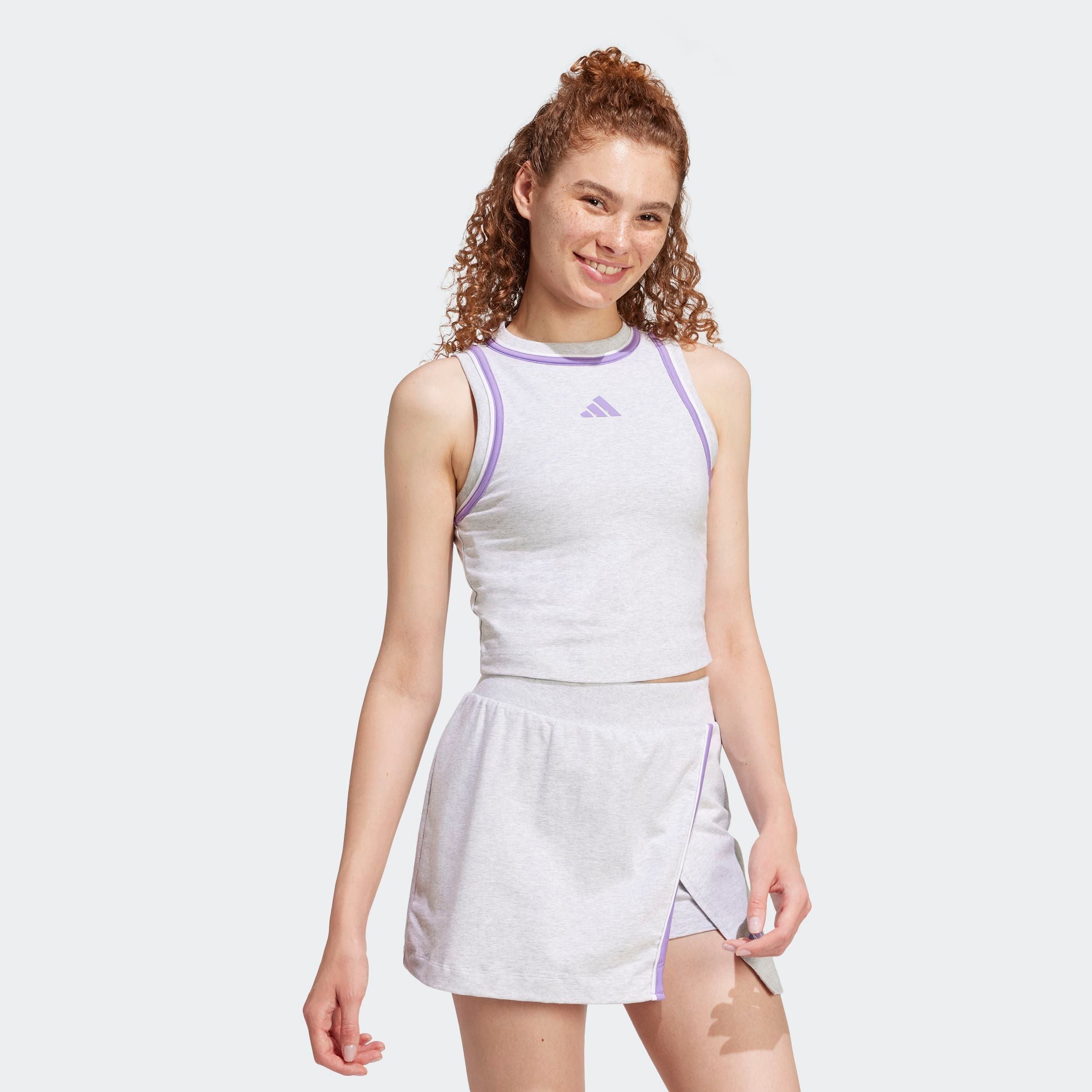 adidas Sportswear Tanktop "ESSENTIALS COLOR-POP COTTON CROP" günstig online kaufen