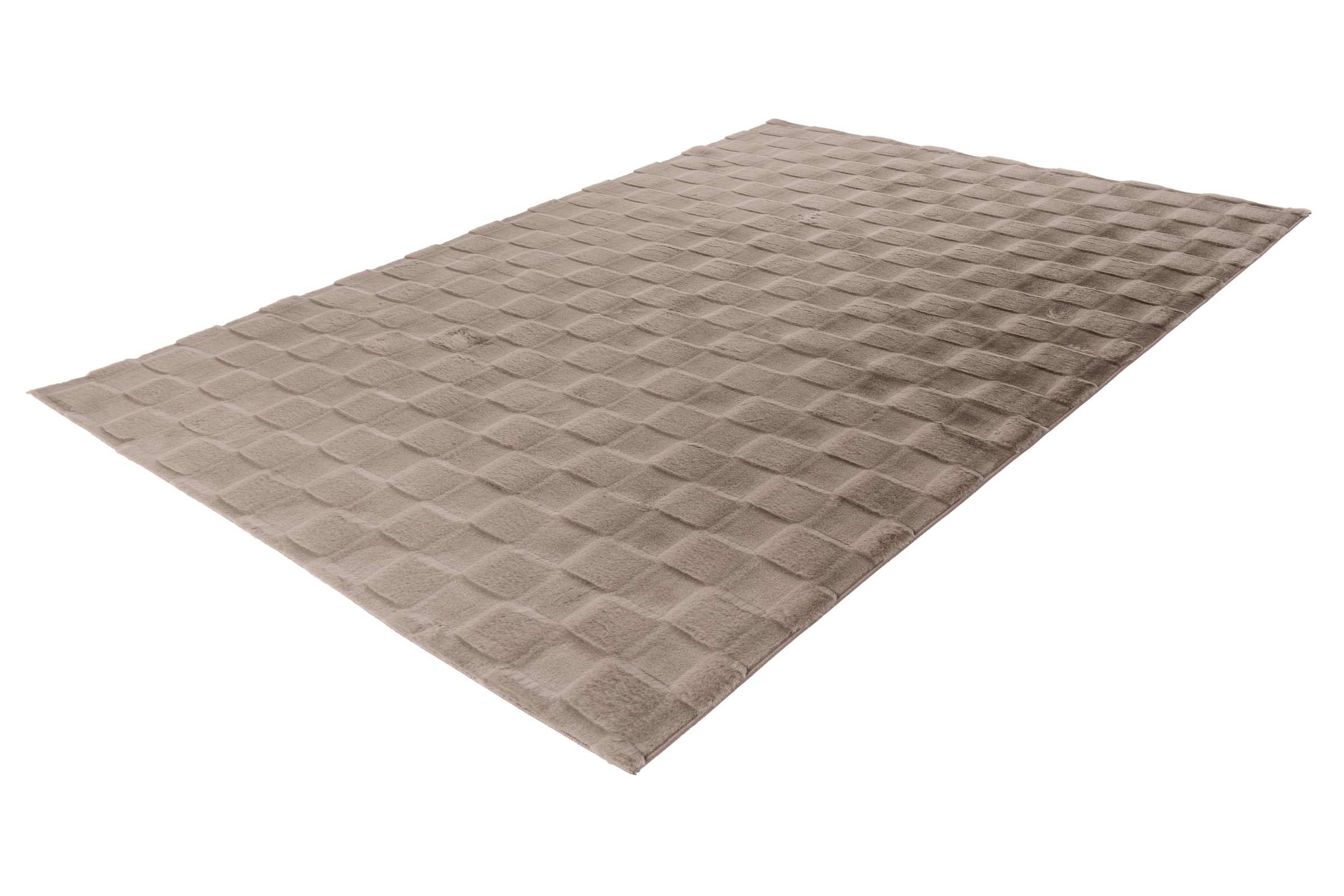 Thumbnail - Kayoom Teppich "Botany 625" rechteckig 18 mm Höhe weicher kuscheliger Kurzflor, Fellhaptik, alle Räume, viele Farben