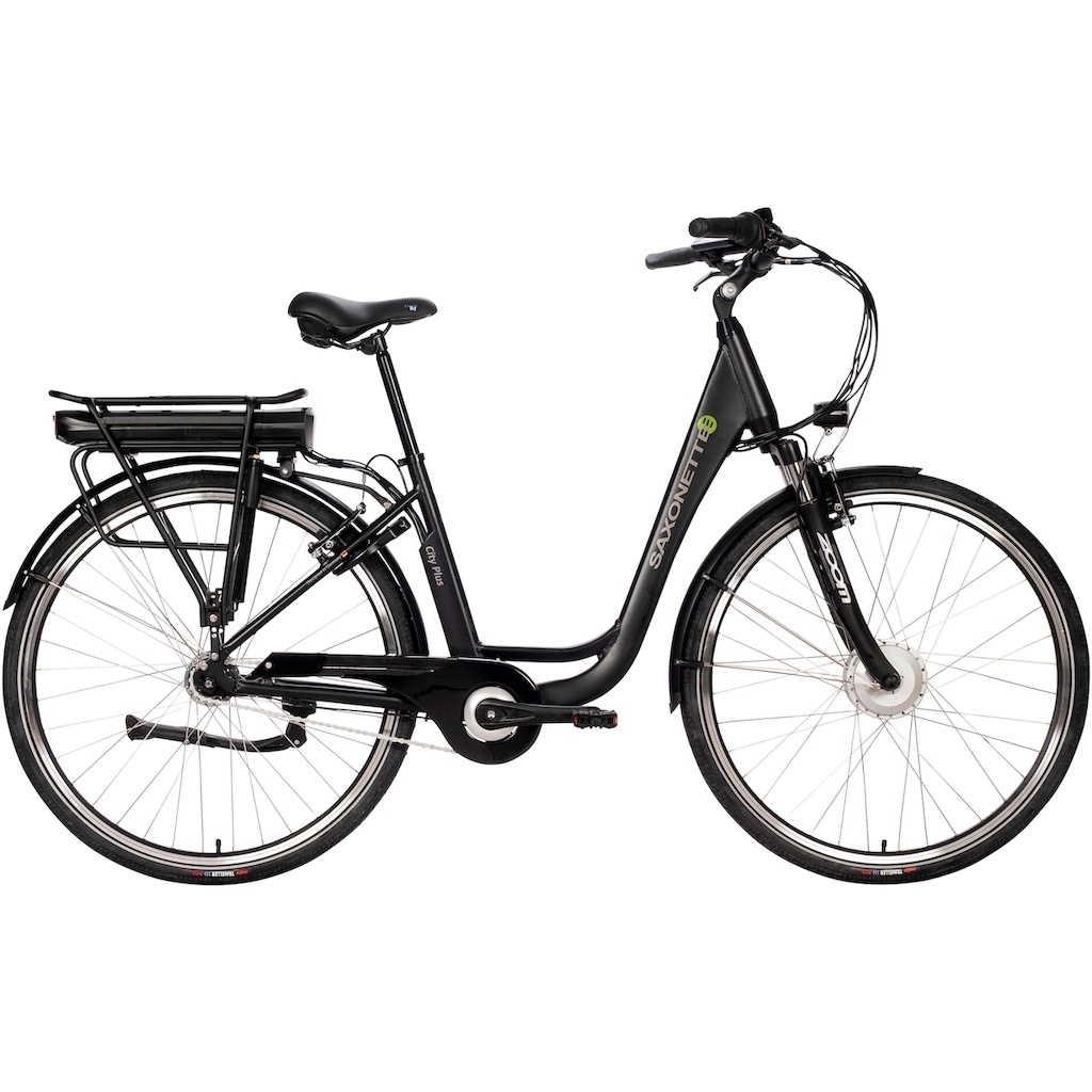 SAXONETTE E-Bike »City Plus«, 7 Gang, Frontmotor 250 W, (mit Akku-Ladegerät)