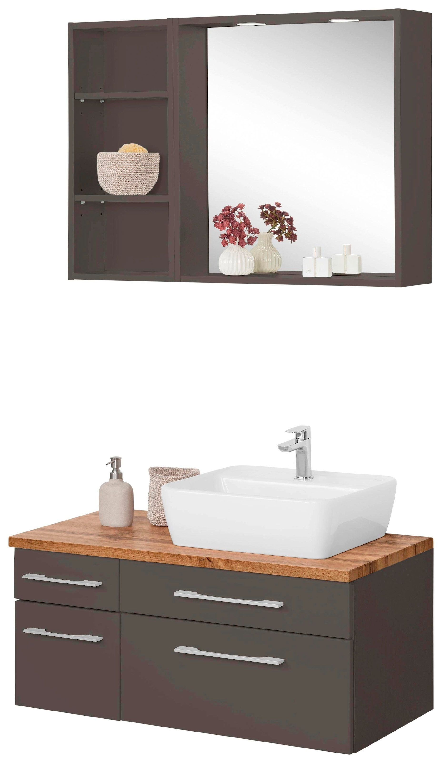 welltime Badmöbel-Set "Davos" 3 Stk. tlg. günstig online kaufen