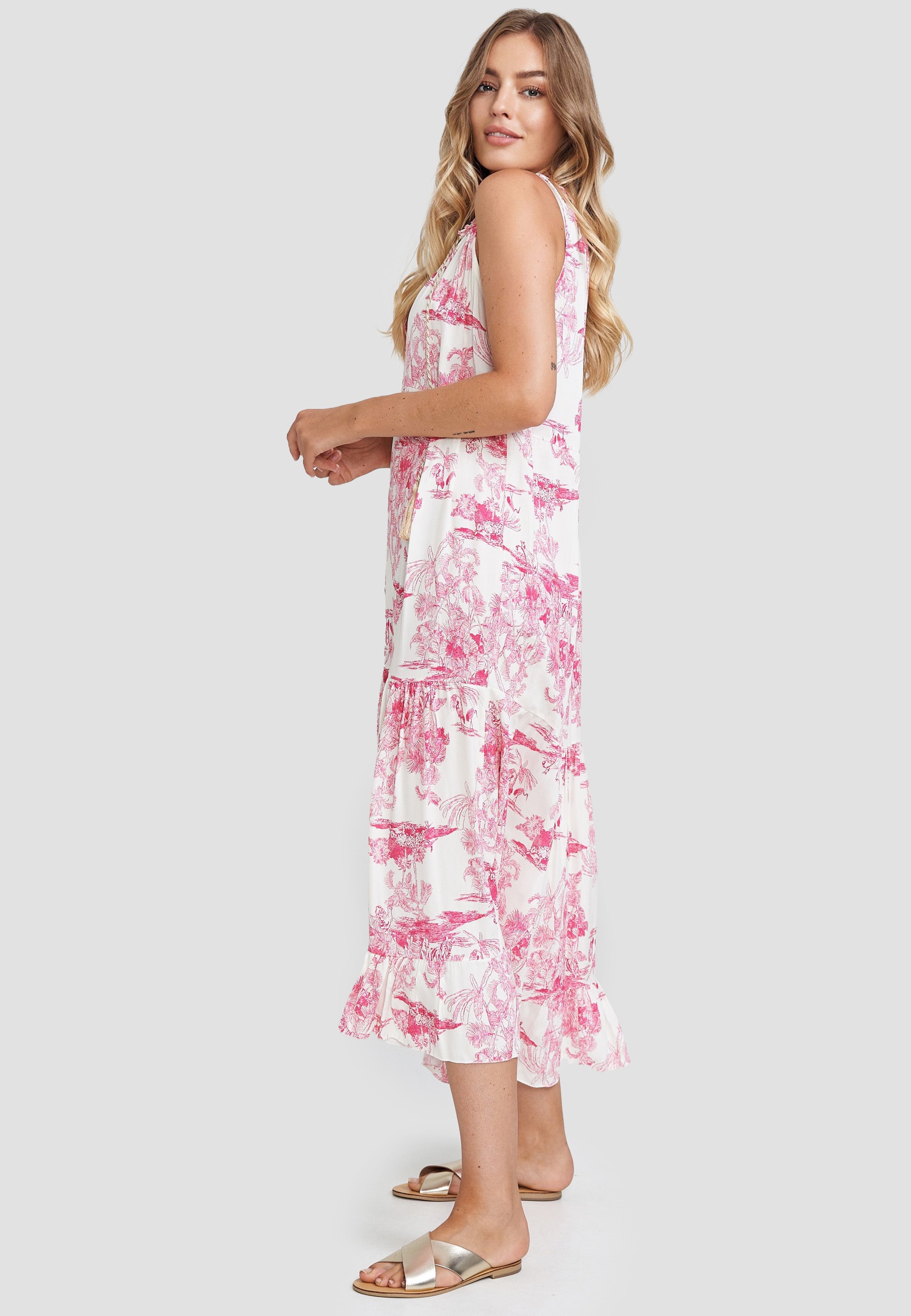 Decay Jerseykleid, in sommerlichem Design